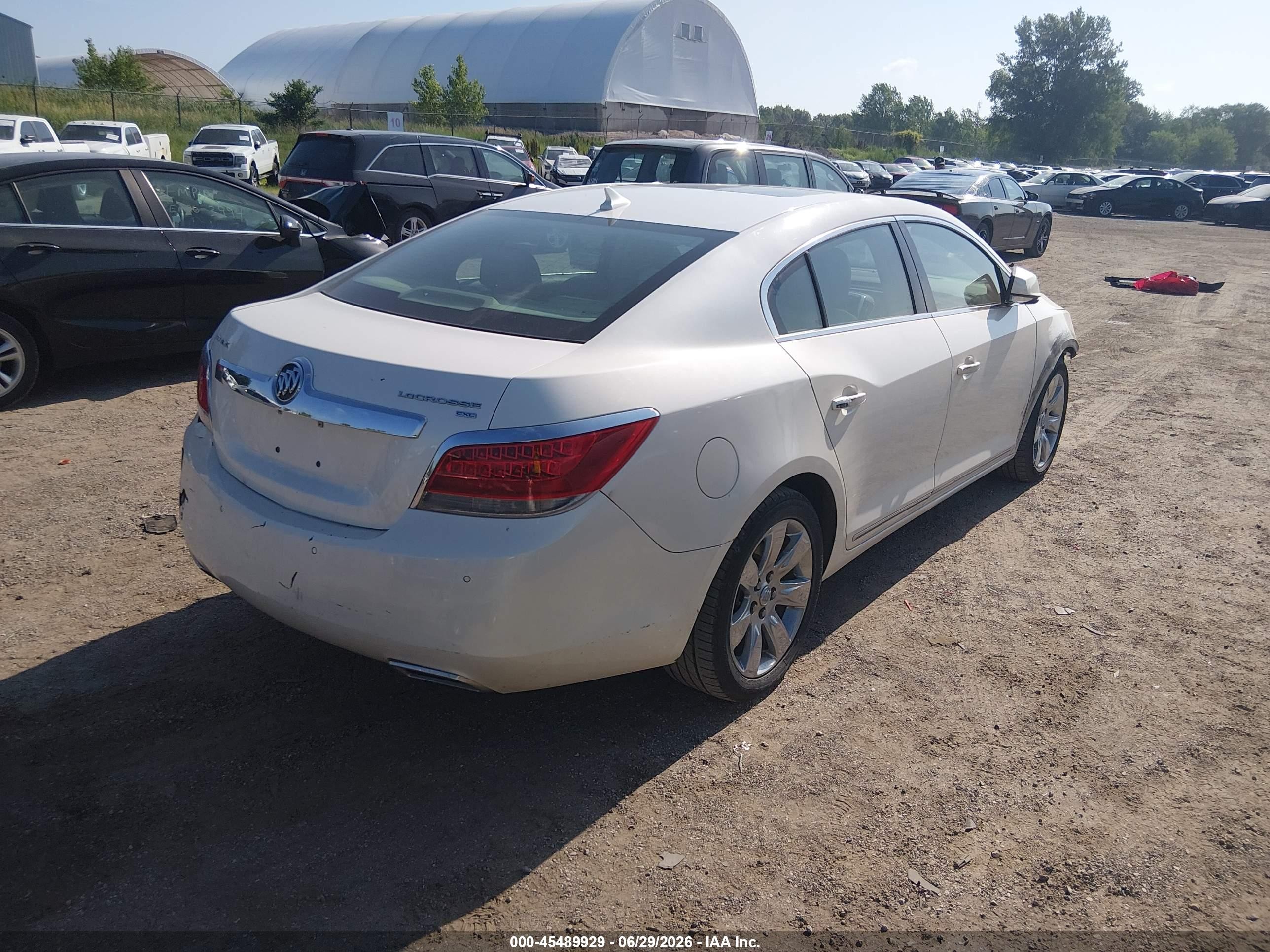2010 Buick Lacrosse Cxl White vin: 1G4GC5EG5AF145652