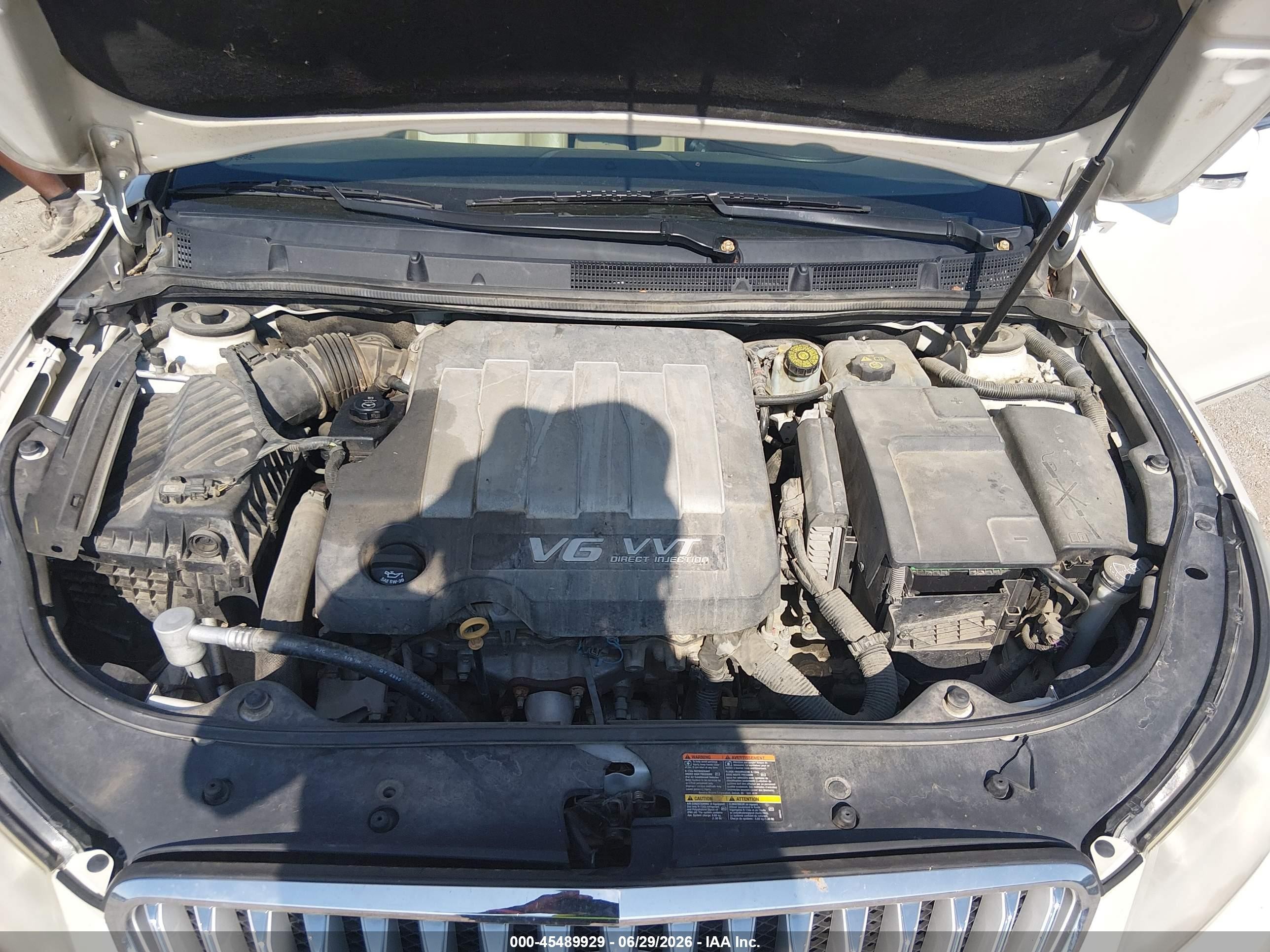 2010 Buick Lacrosse Cxl White vin: 1G4GC5EG5AF145652