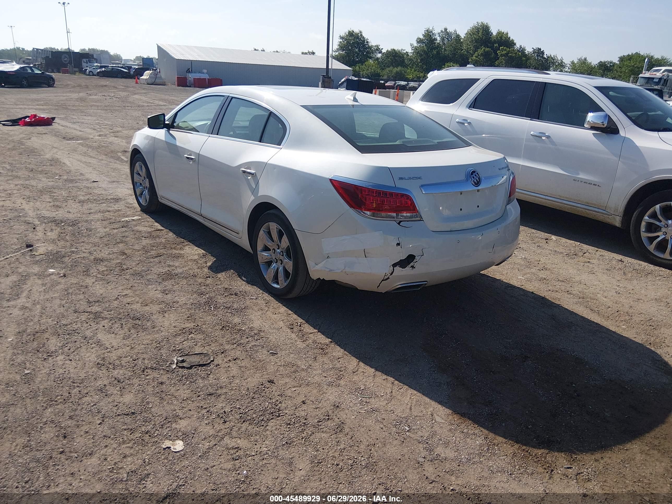 2010 Buick Lacrosse Cxl White vin: 1G4GC5EG5AF145652
