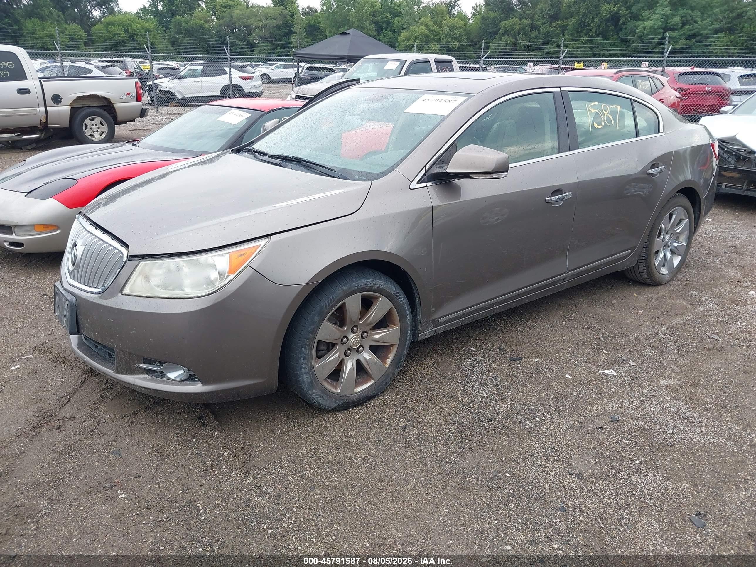 2010 Buick Lacrosse Cxl Brown vin: 1G4GC5EG5AF176111