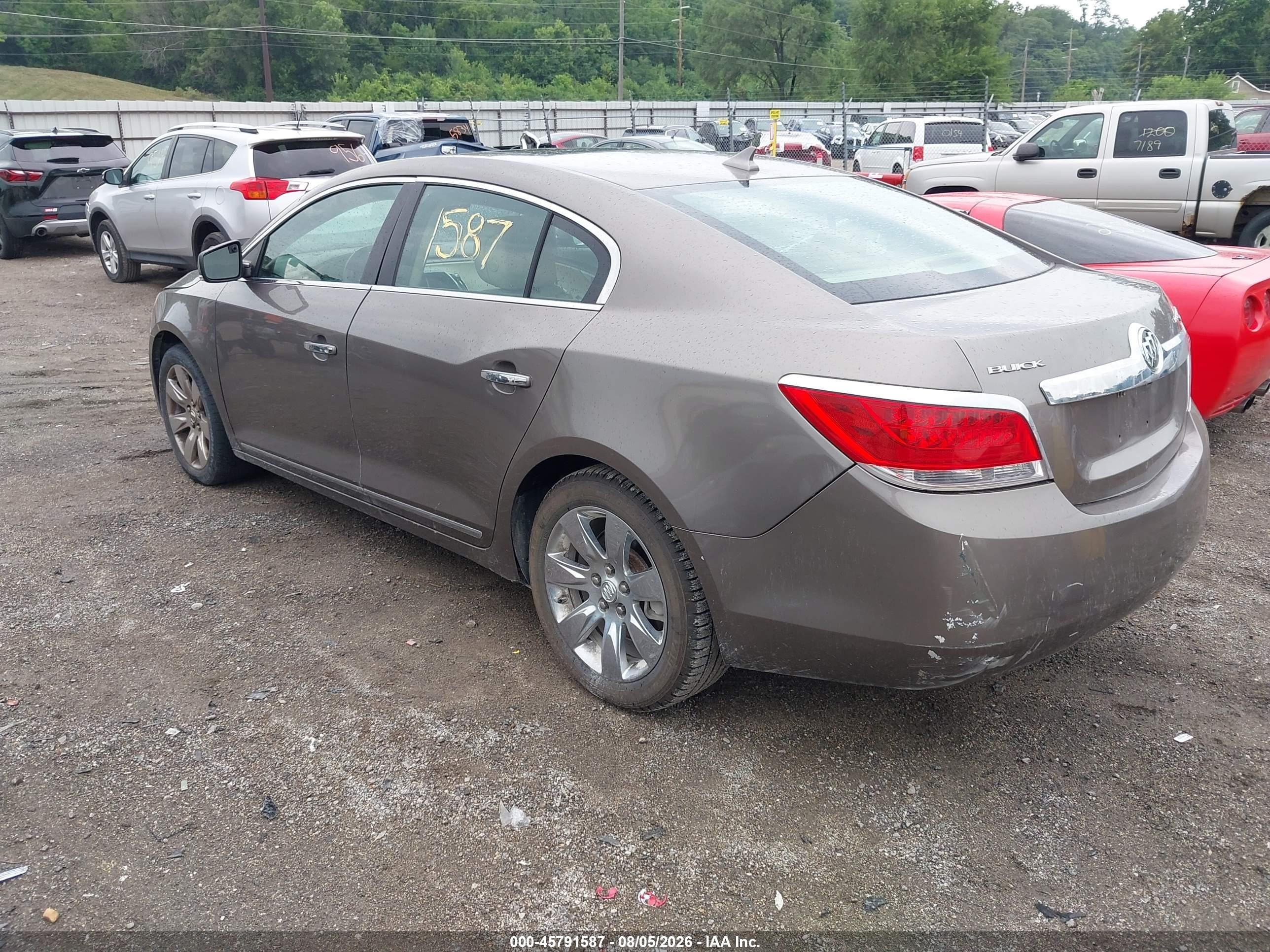 2010 Buick Lacrosse Cxl Brown vin: 1G4GC5EG5AF176111