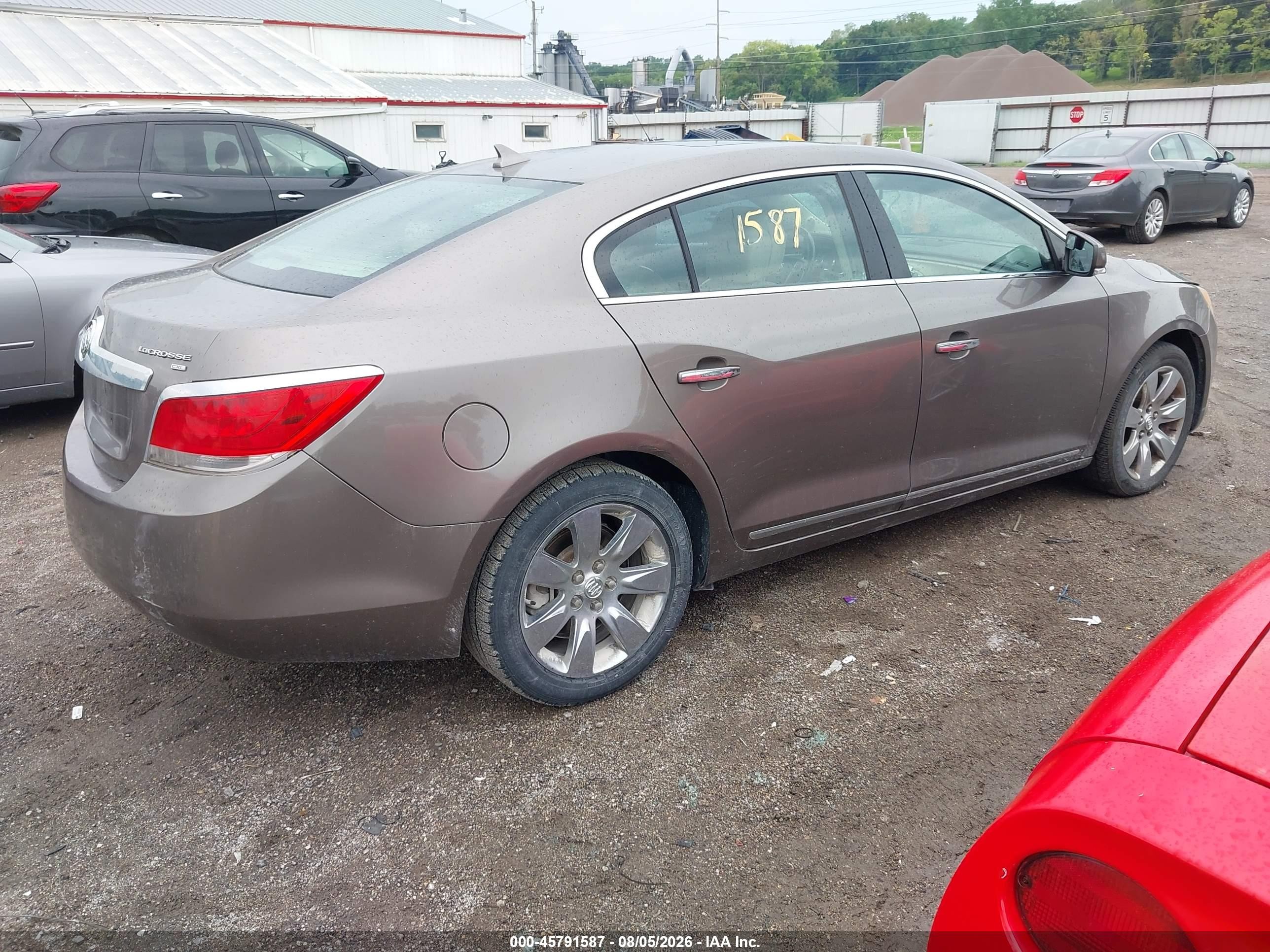 2010 Buick Lacrosse Cxl Brown vin: 1G4GC5EG5AF176111