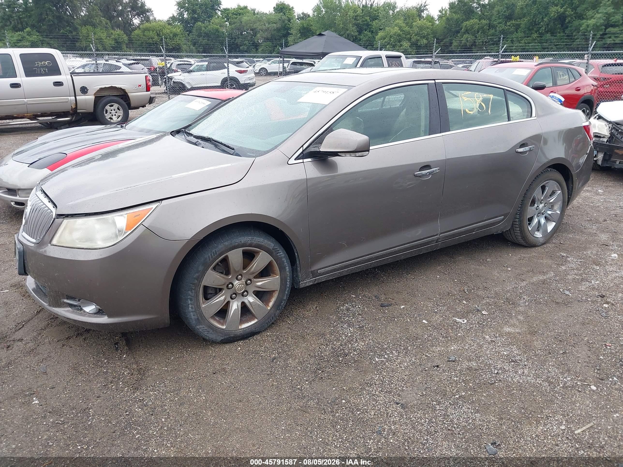 2010 Buick Lacrosse Cxl Brown vin: 1G4GC5EG5AF176111