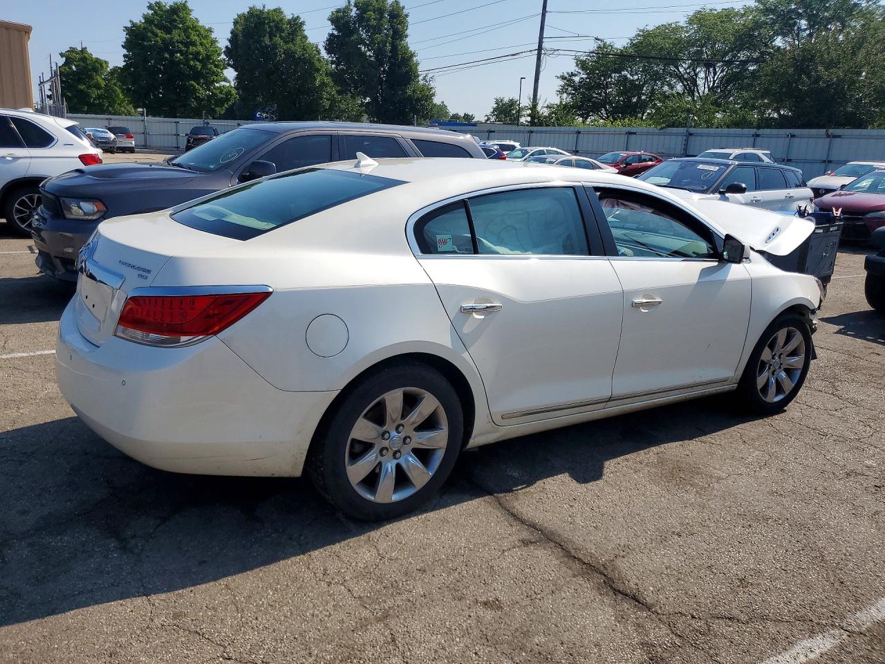 2010 Buick Lacrosse Cxl White vin: 1G4GC5EG5AF189392