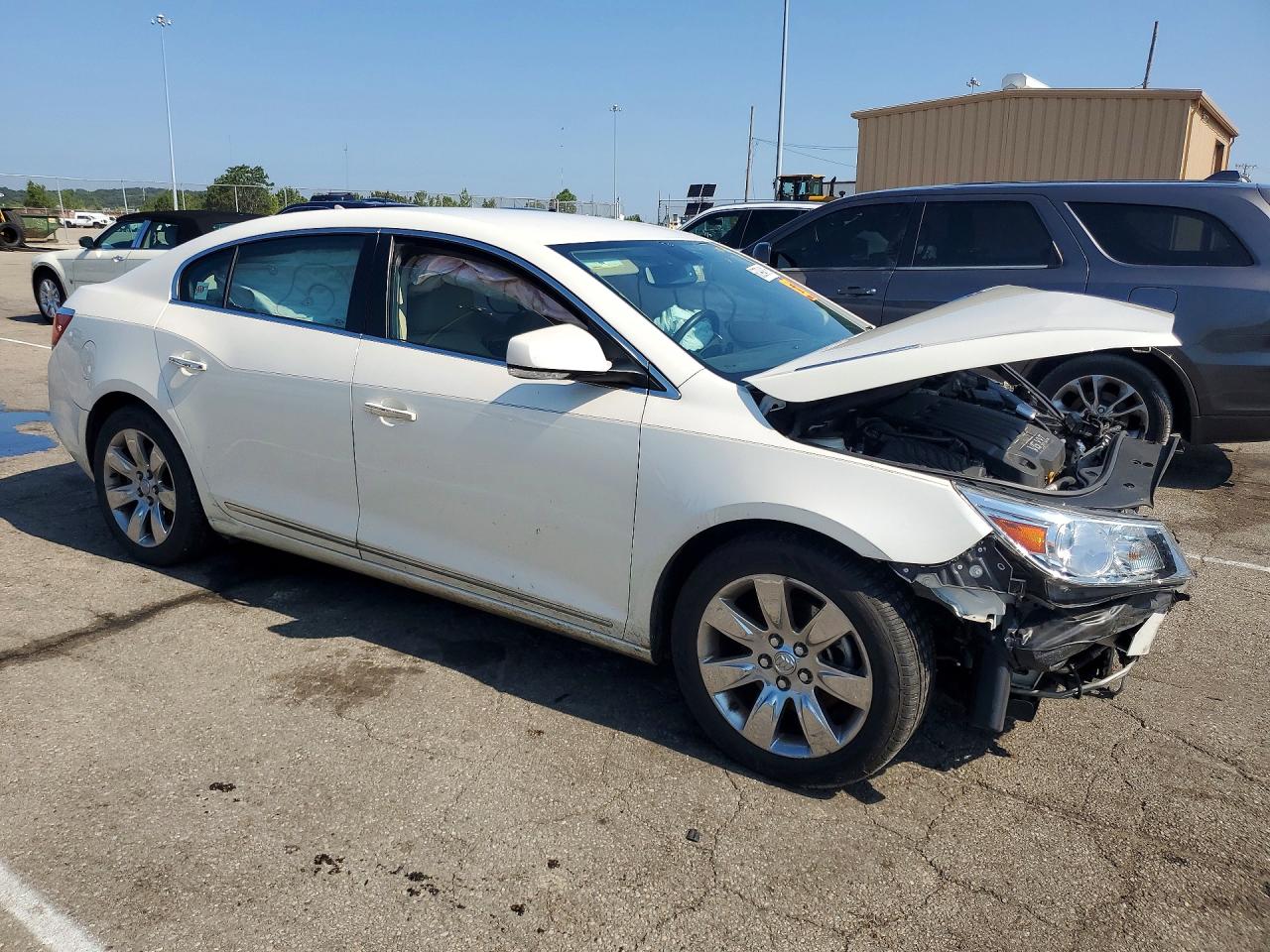 2010 Buick Lacrosse Cxl White vin: 1G4GC5EG5AF189392