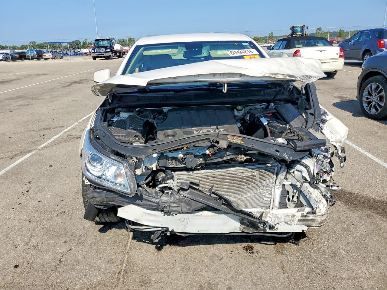 2010 Buick Lacrosse Cxl White vin: 1G4GC5EG5AF189392