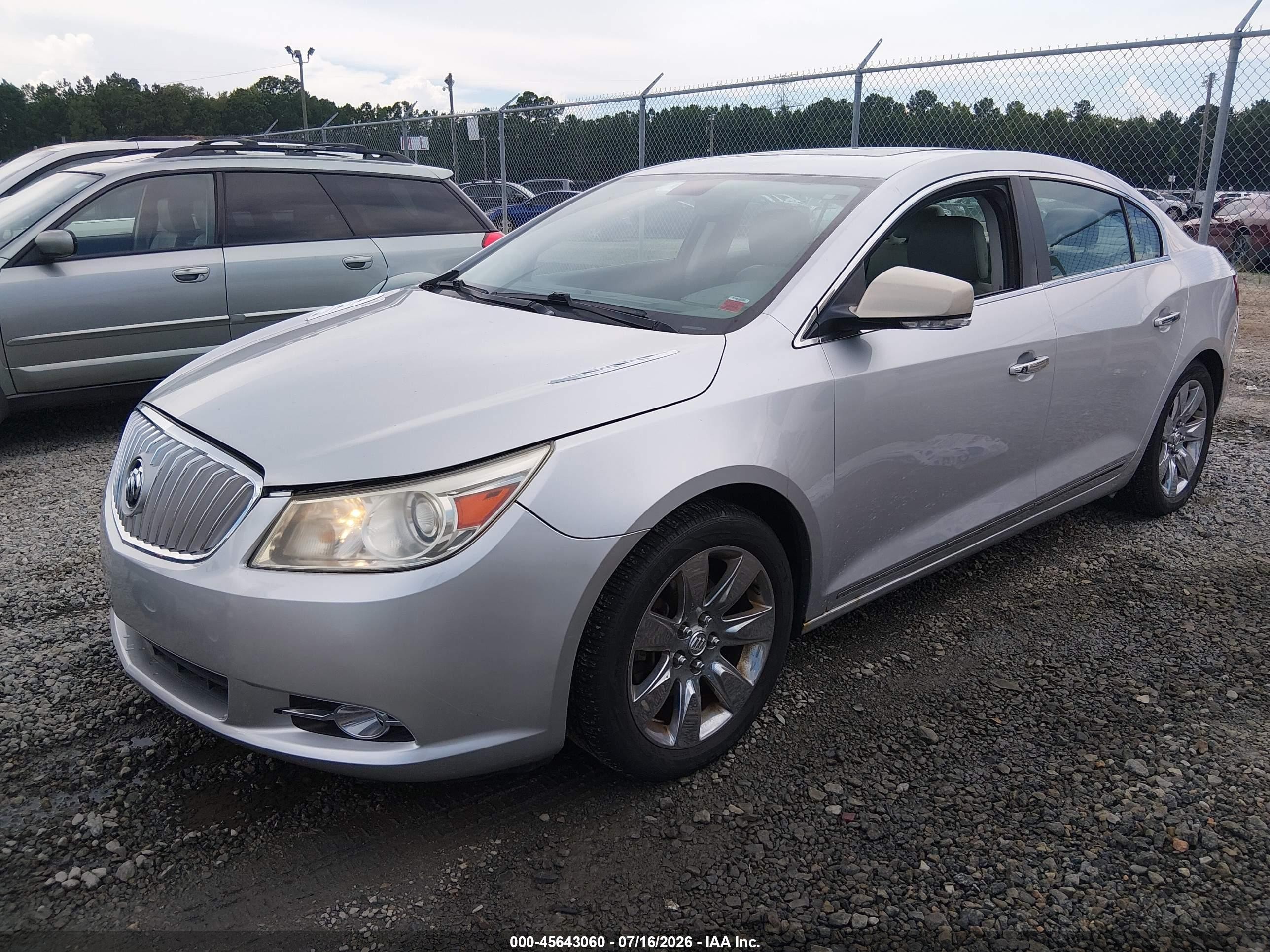 2010 Buick Lacrosse Cxl Gray vin: 1G4GC5EG5AF221743