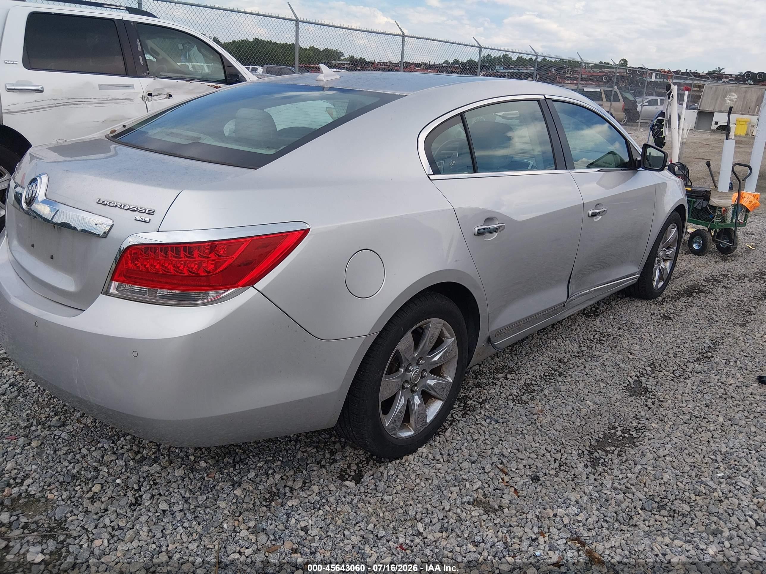 2010 Buick Lacrosse Cxl Gray vin: 1G4GC5EG5AF221743