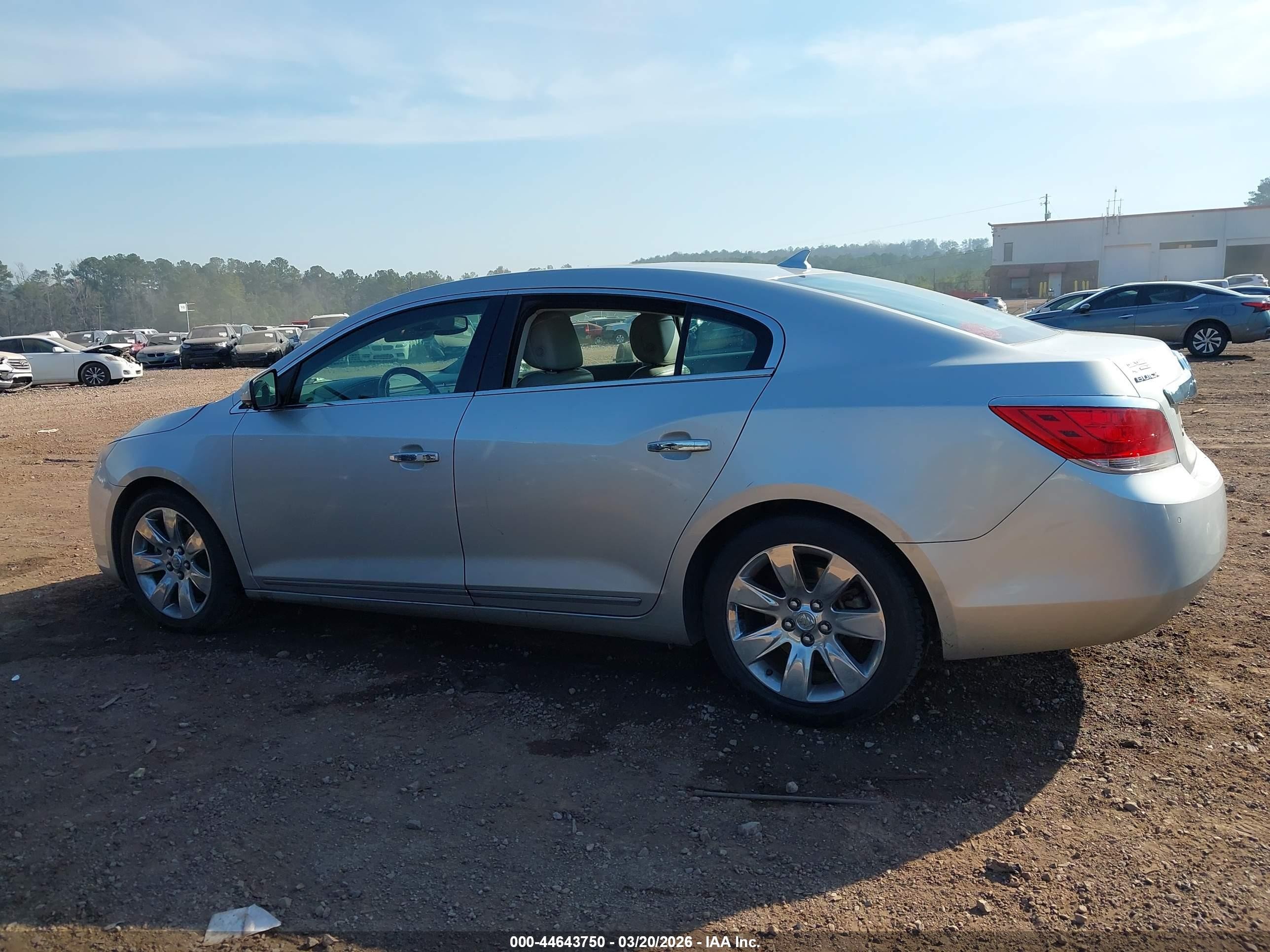 2010 Buick Lacrosse Cxl Silver vin: 1G4GC5EG6AF137754