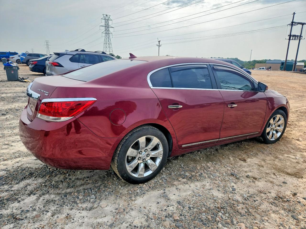 2010 Buick Lacrosse Cxl Burgundy vin: 1G4GC5EG6AF146356