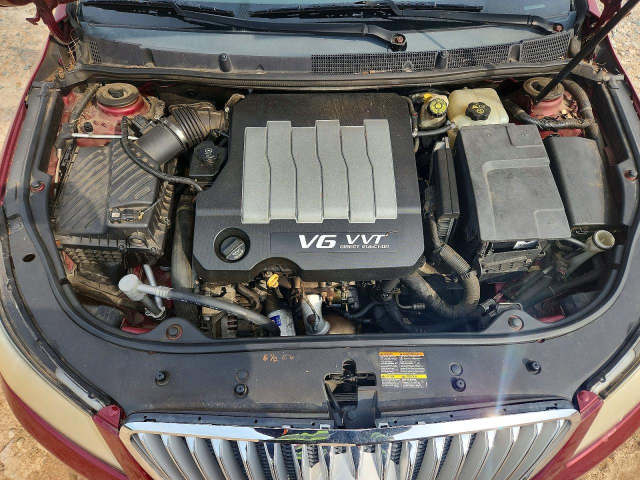 2010 Buick Lacrosse Cxl Burgundy vin: 1G4GC5EG6AF146356
