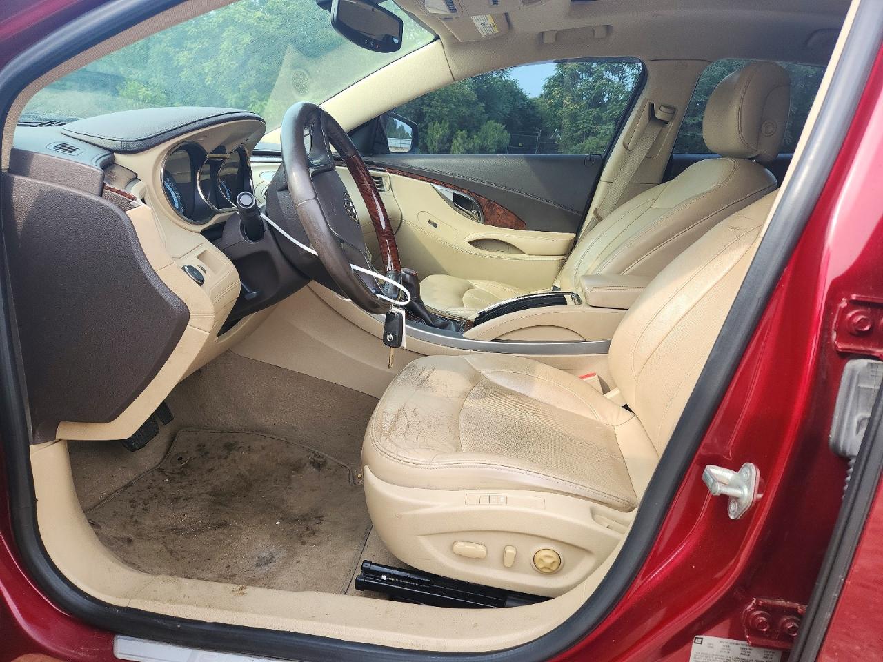 2010 Buick Lacrosse Cxl Burgundy vin: 1G4GC5EG6AF146356