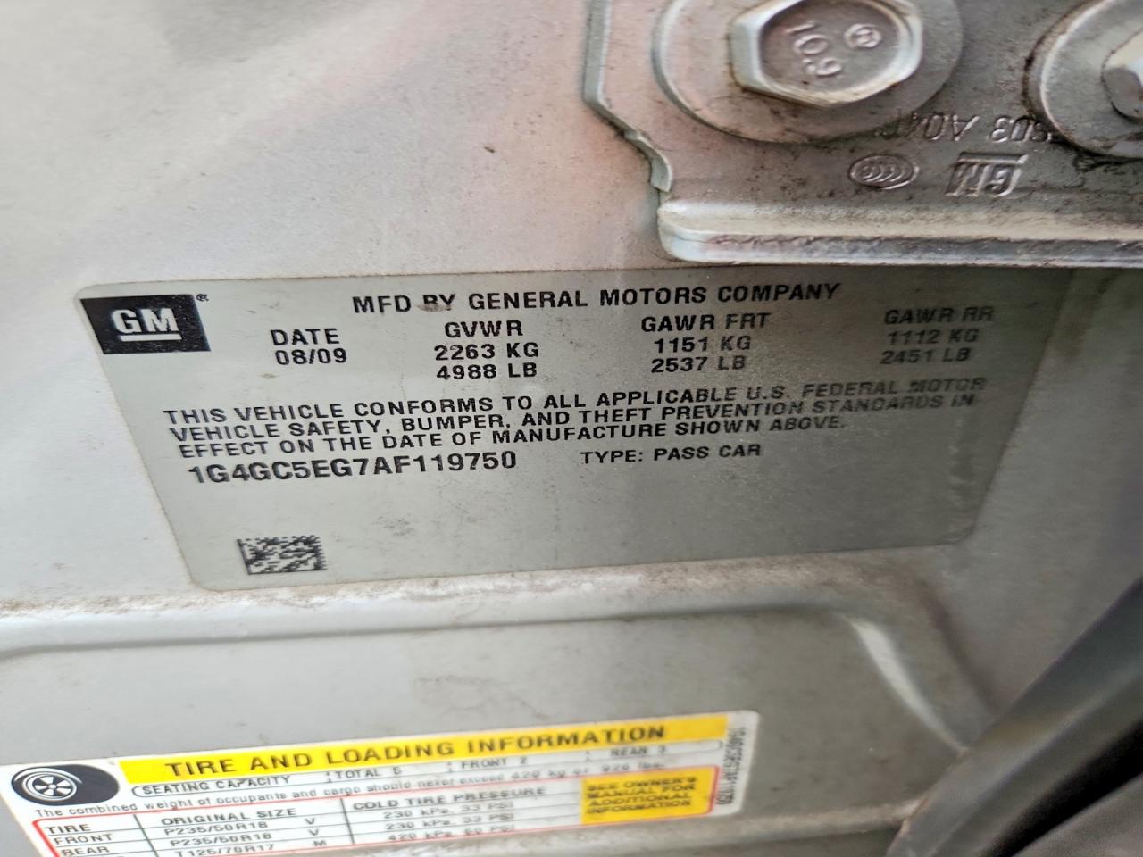2010 Buick Lacrosse Cxl Silver vin: 1G4GC5EG7AF119750