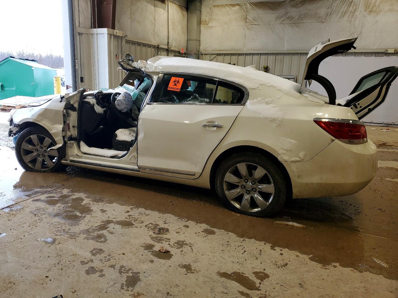 2010 Buick Lacrosse Cxl White vin: 1G4GC5EG7AF248877