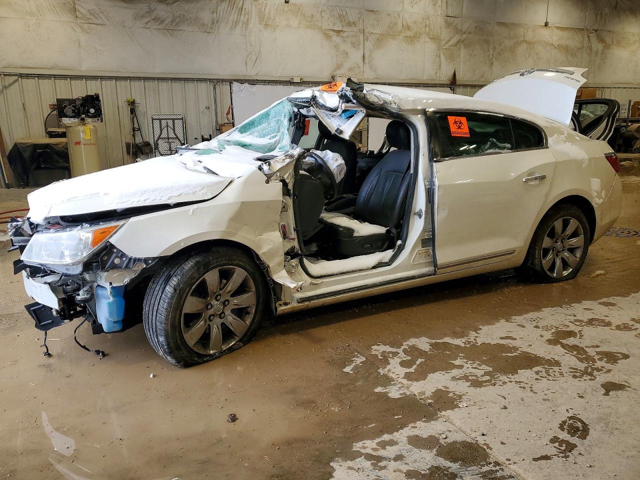 2010 Buick Lacrosse Cxl White vin: 1G4GC5EG7AF248877