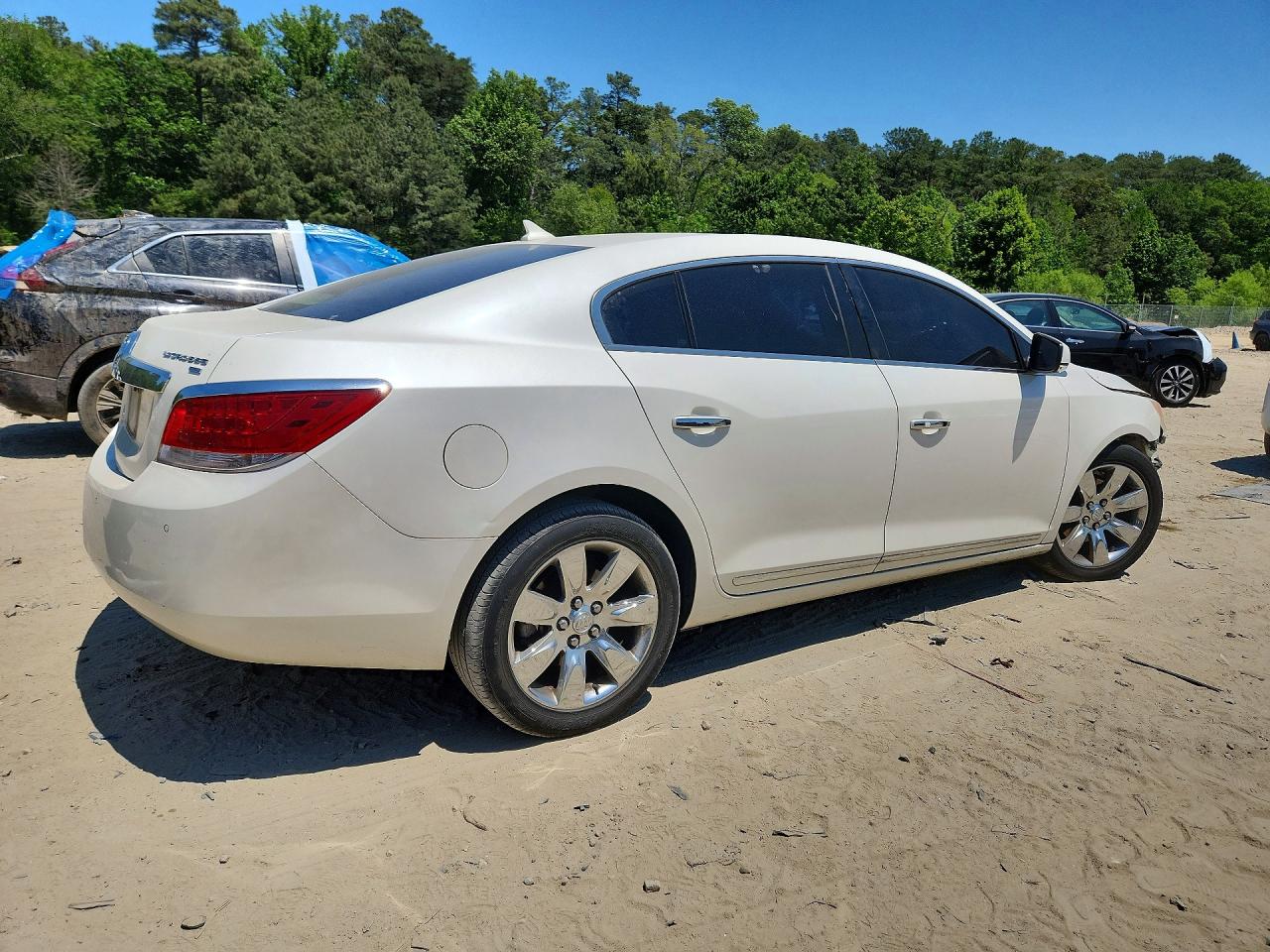 2010 Buick Lacrosse Cxl White vin: 1G4GC5EG7AF282740