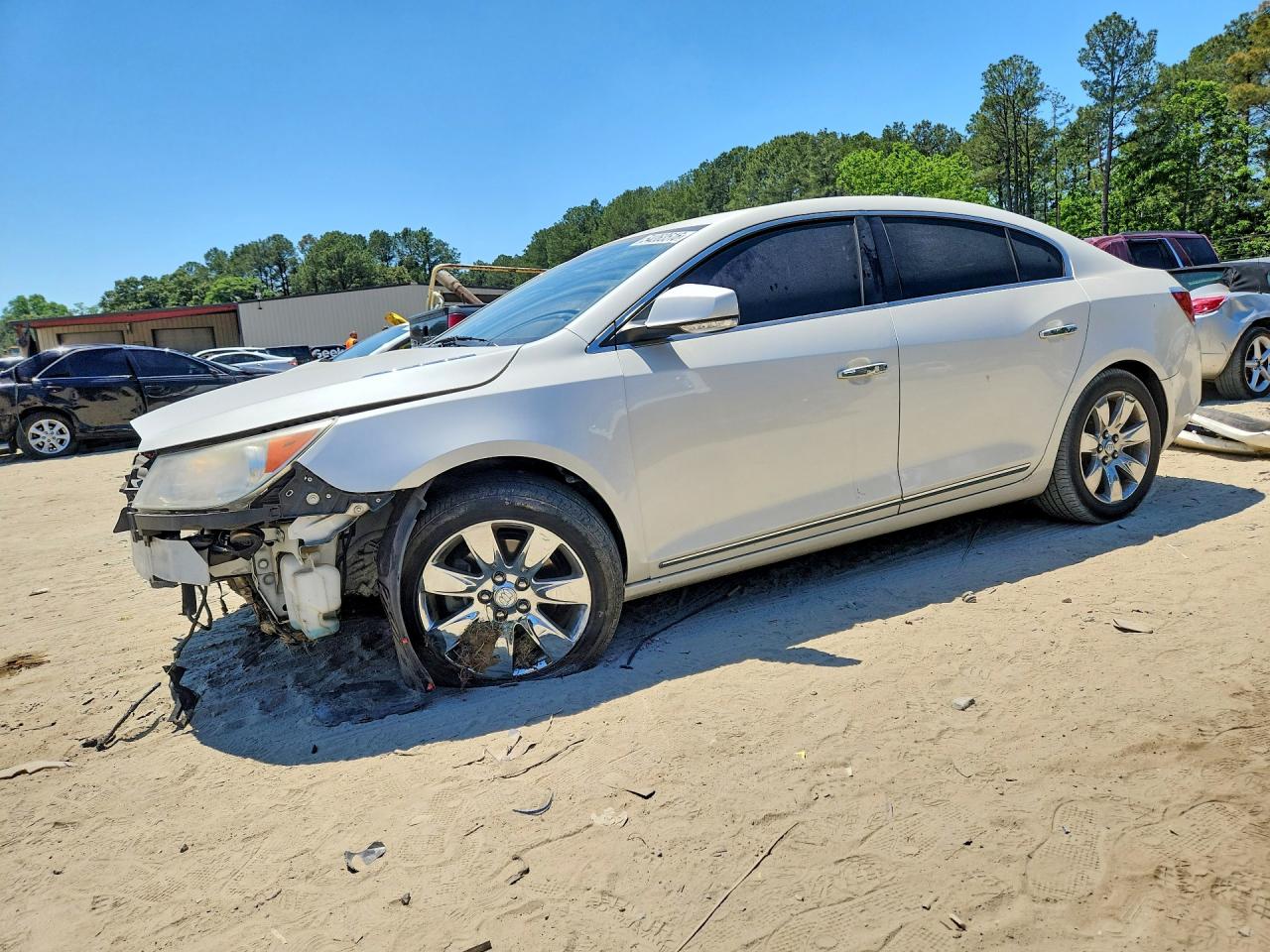 2010 Buick Lacrosse Cxl White vin: 1G4GC5EG7AF282740