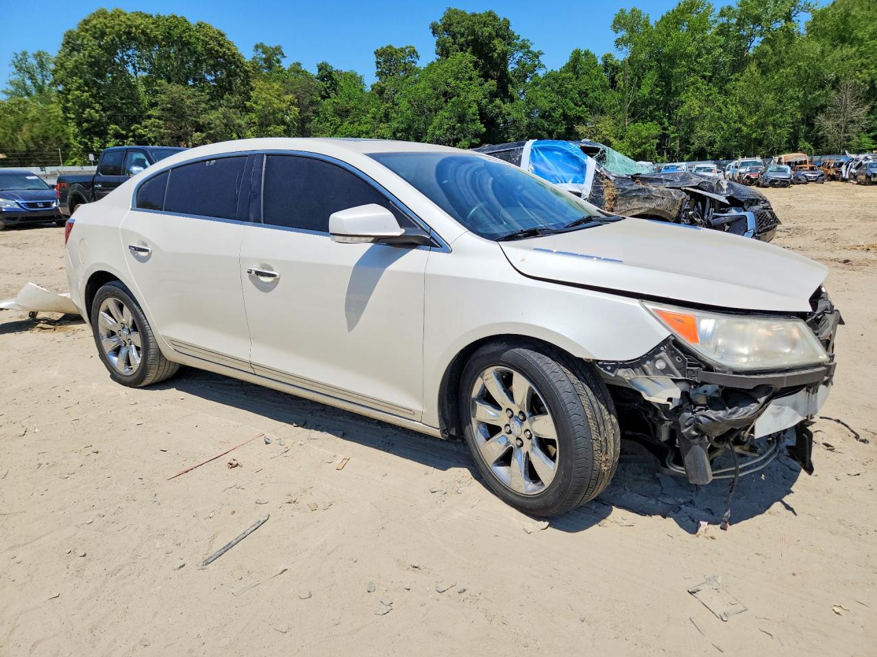 2010 Buick Lacrosse Cxl White vin: 1G4GC5EG7AF282740