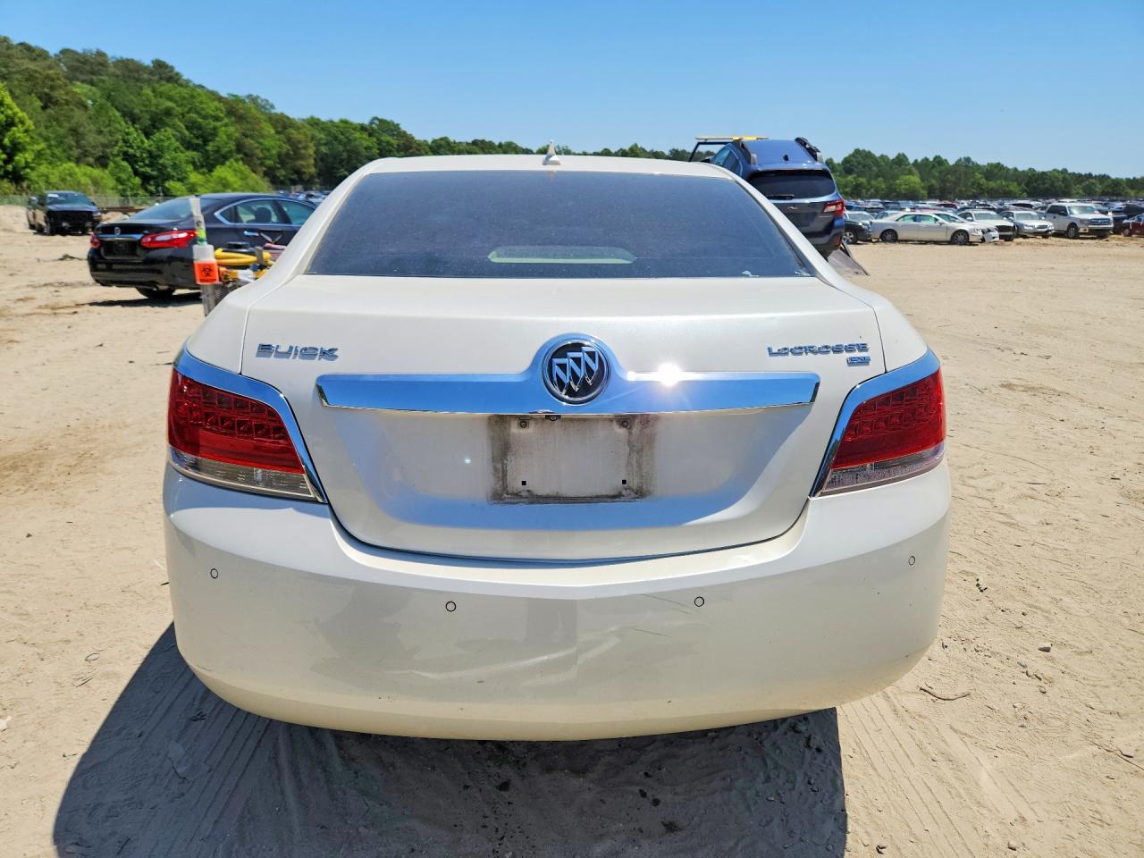 2010 Buick Lacrosse Cxl White vin: 1G4GC5EG7AF282740