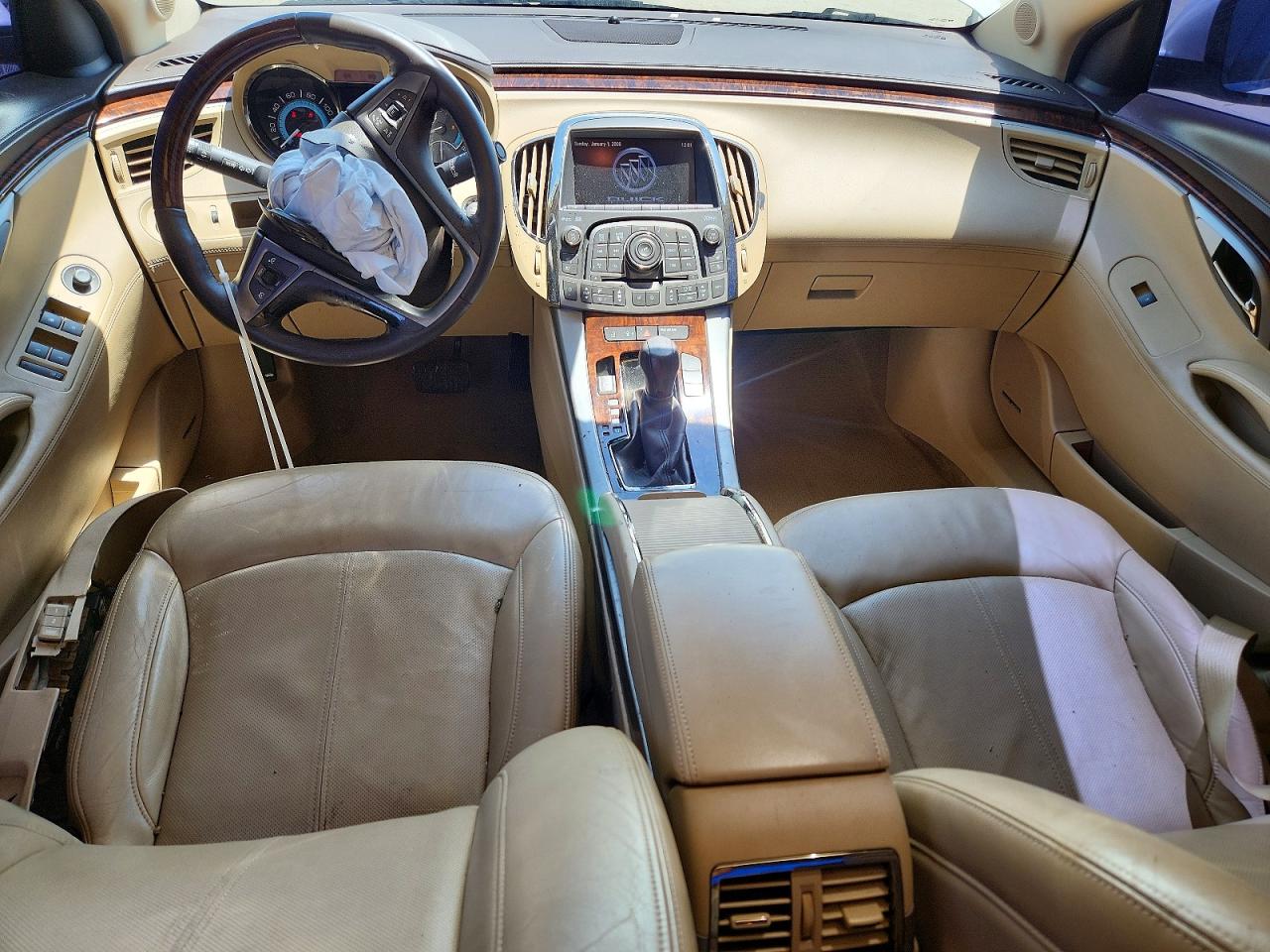 2010 Buick Lacrosse Cxl White vin: 1G4GC5EG7AF282740
