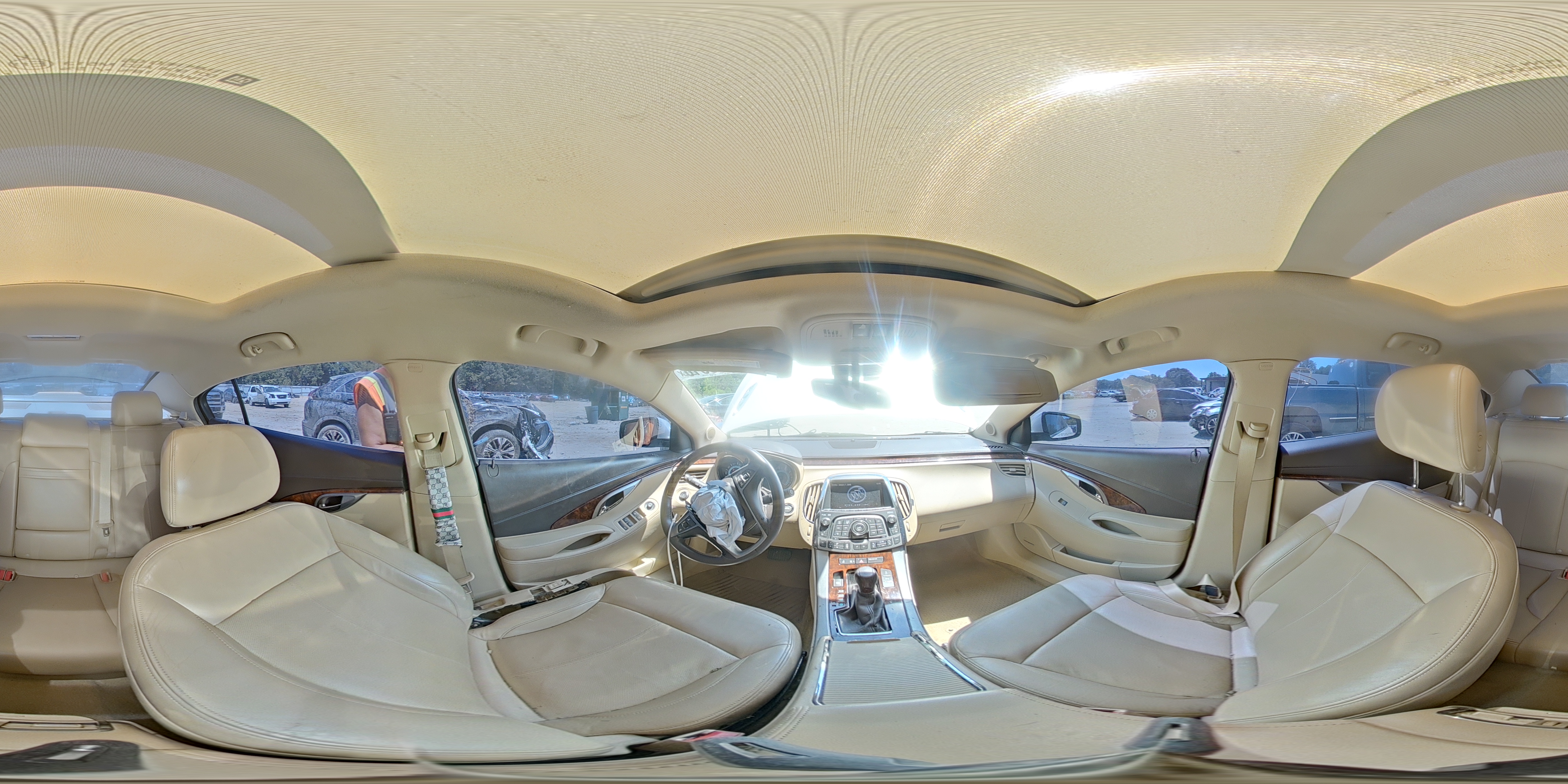 2010 Buick Lacrosse Cxl White vin: 1G4GC5EG7AF282740