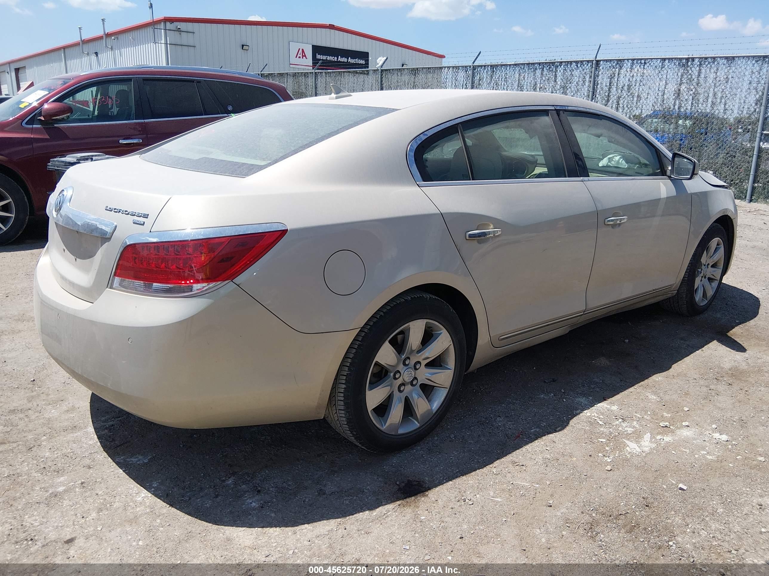 2010 Buick Lacrosse Cxl Champagne vin: 1G4GC5EG8AF173798