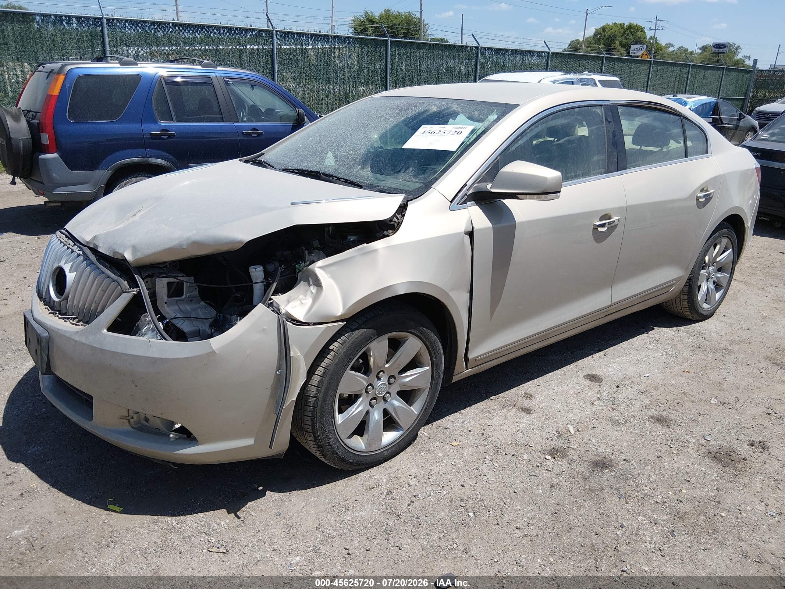 2010 Buick Lacrosse Cxl Champagne vin: 1G4GC5EG8AF173798