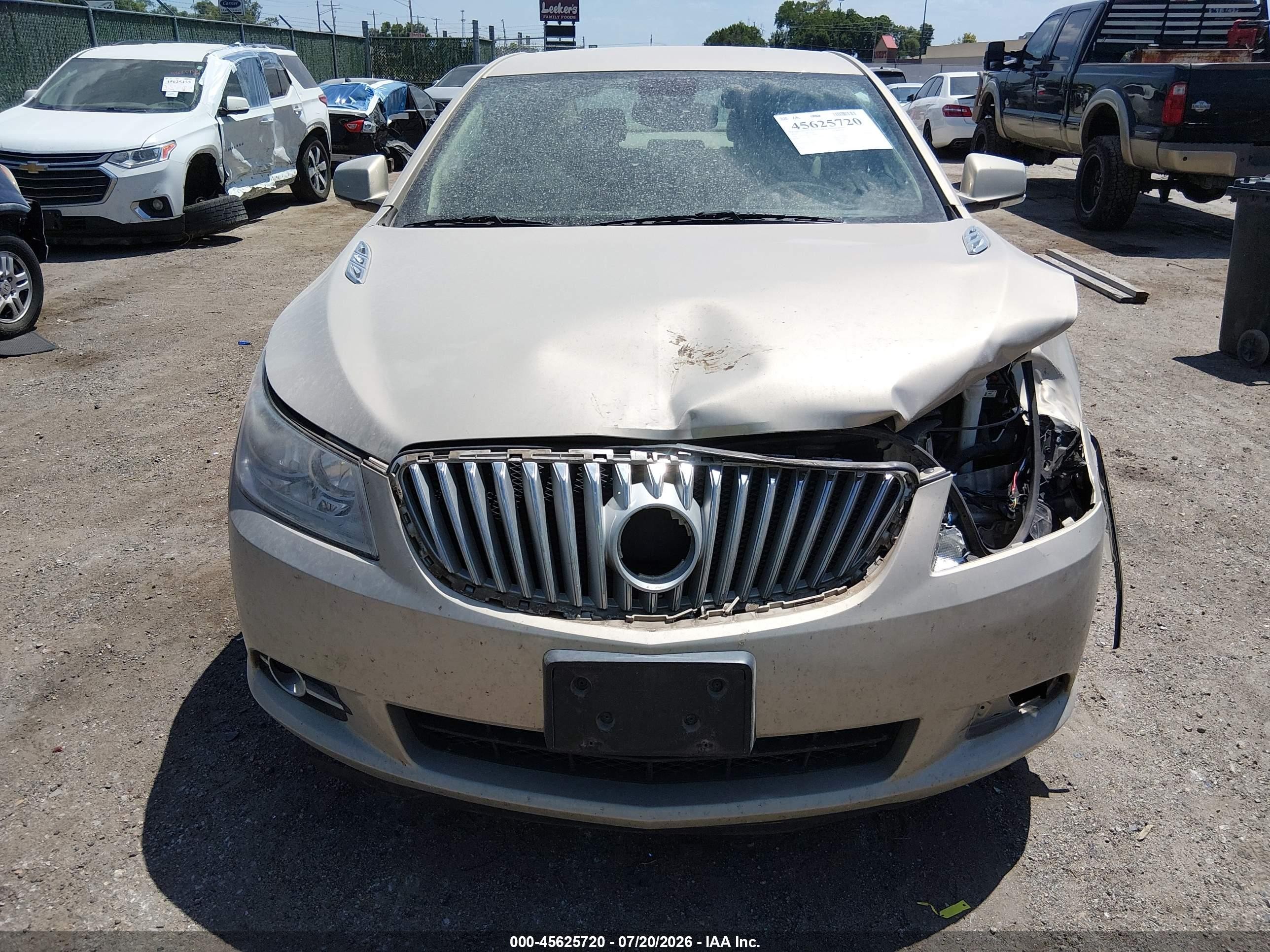 2010 Buick Lacrosse Cxl Champagne vin: 1G4GC5EG8AF173798