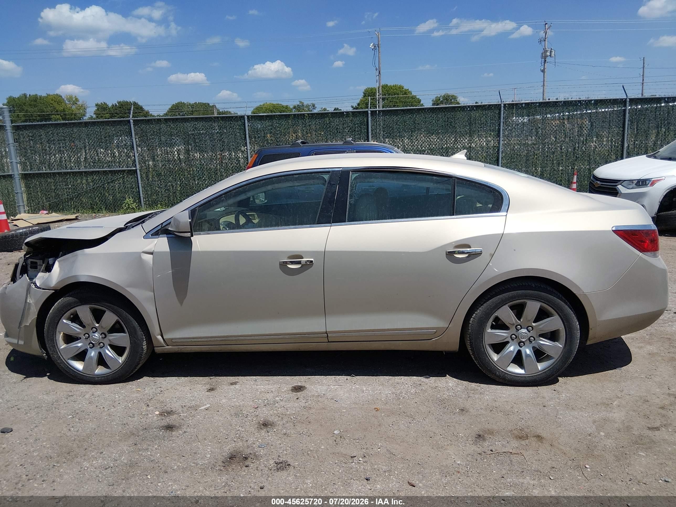 2010 Buick Lacrosse Cxl Champagne vin: 1G4GC5EG8AF173798