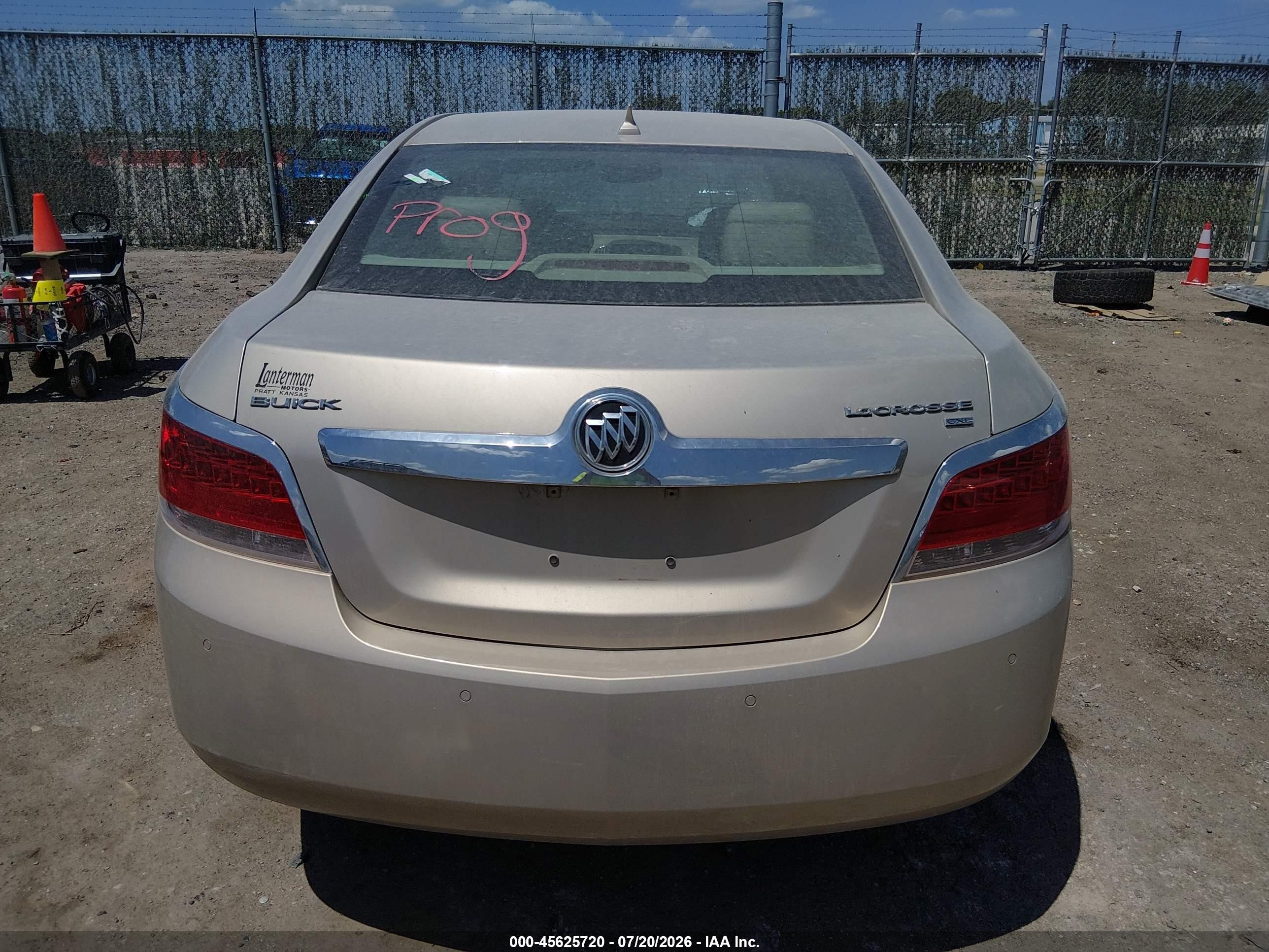 2010 Buick Lacrosse Cxl Champagne vin: 1G4GC5EG8AF173798
