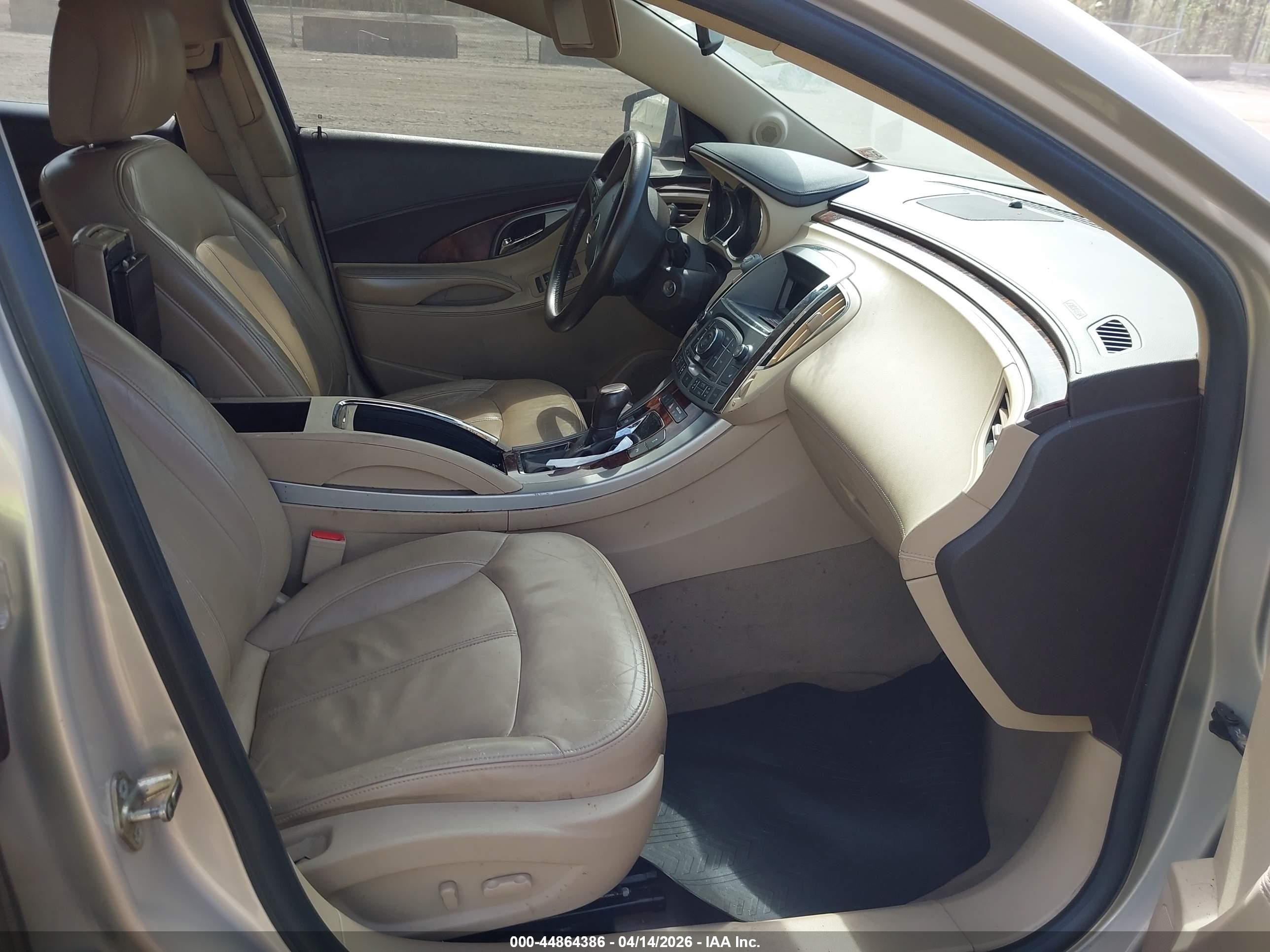 2010 Buick Lacrosse Cxl Gold vin: 1G4GC5EG8AF219744