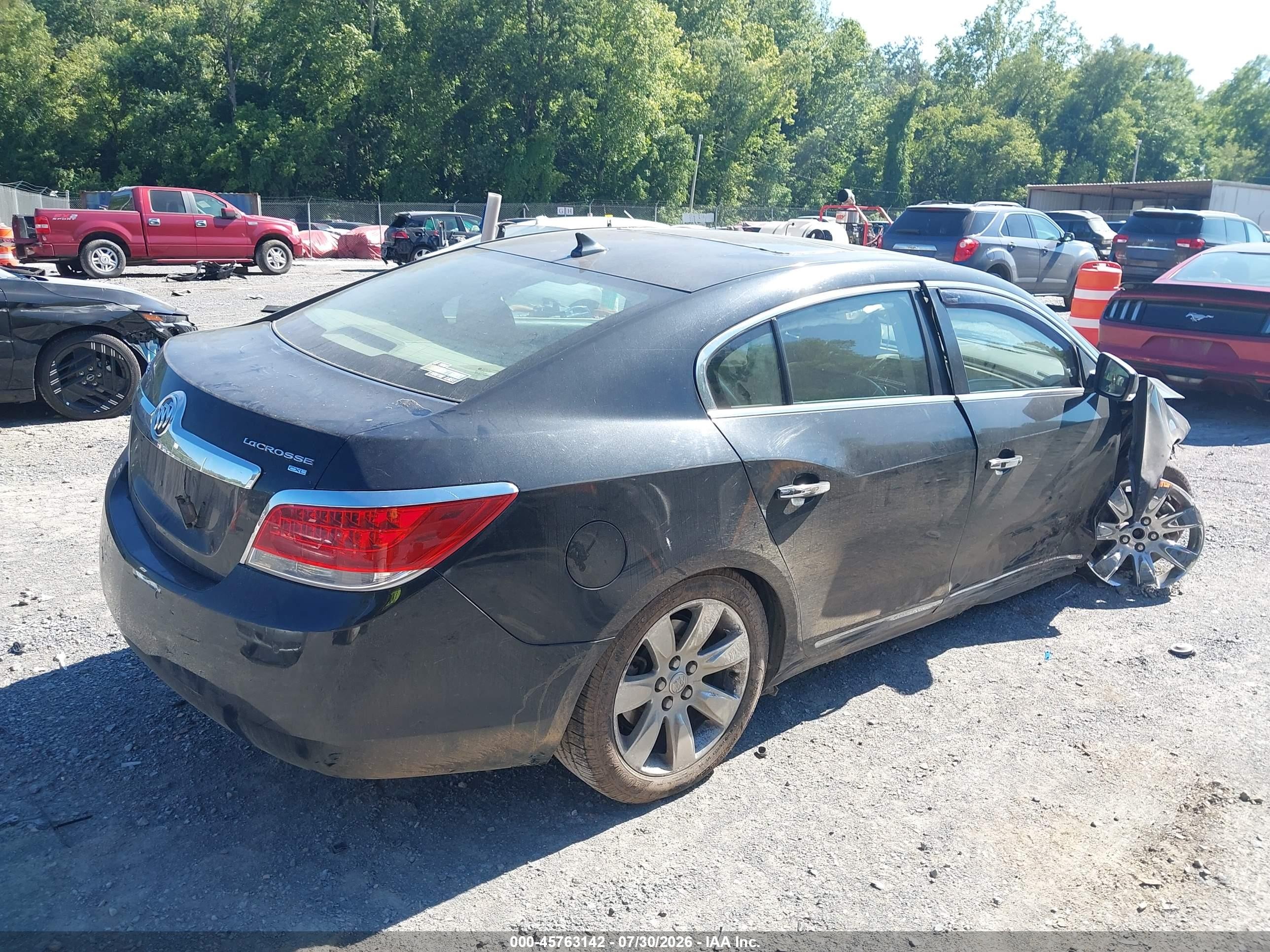 2010 Buick Lacrosse Cxl Black vin: 1G4GC5EG9AF130703