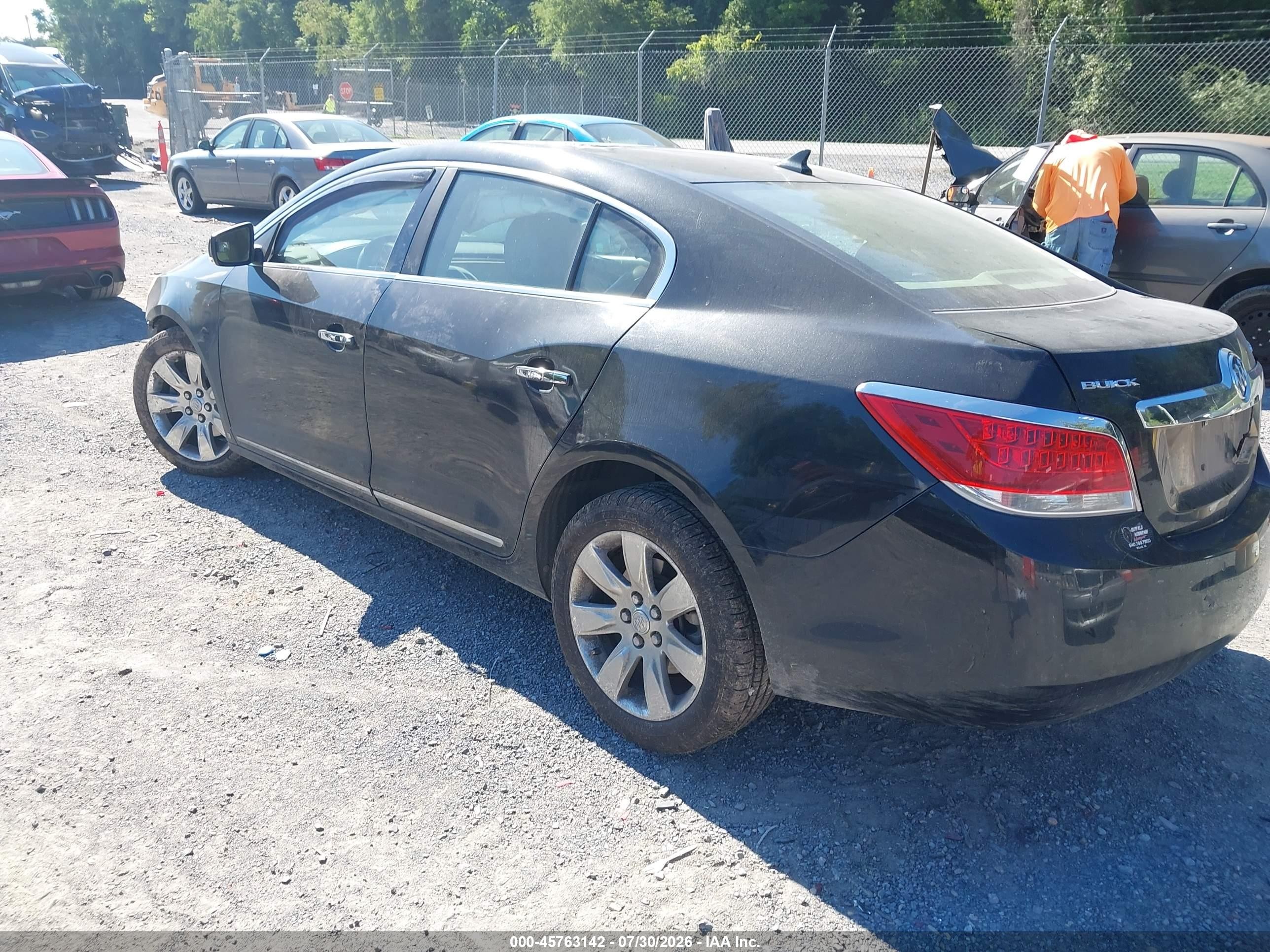2010 Buick Lacrosse Cxl Black vin: 1G4GC5EG9AF130703