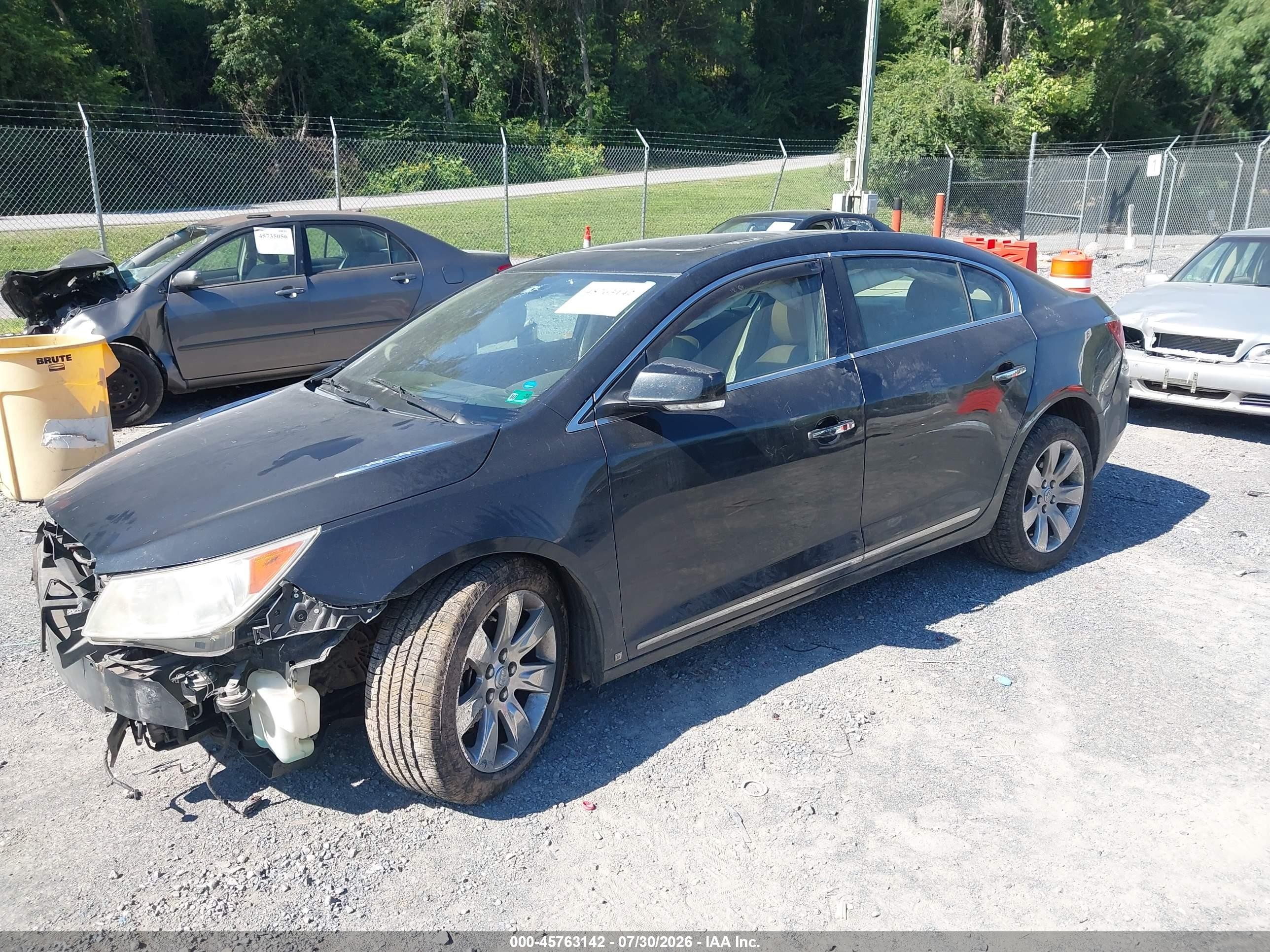 2010 Buick Lacrosse Cxl Black vin: 1G4GC5EG9AF130703