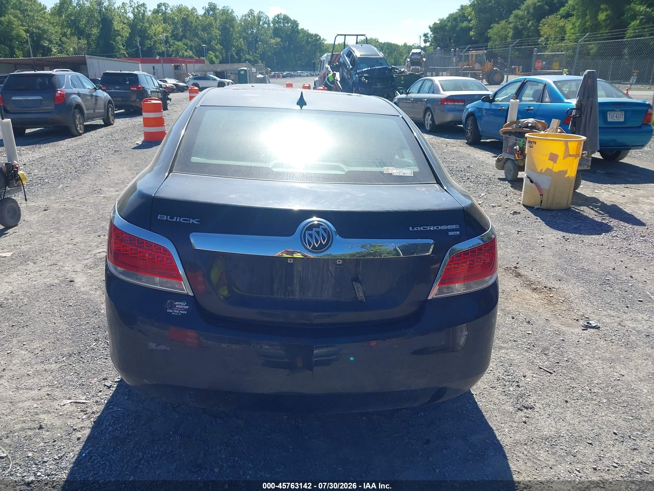 2010 Buick Lacrosse Cxl Black vin: 1G4GC5EG9AF130703
