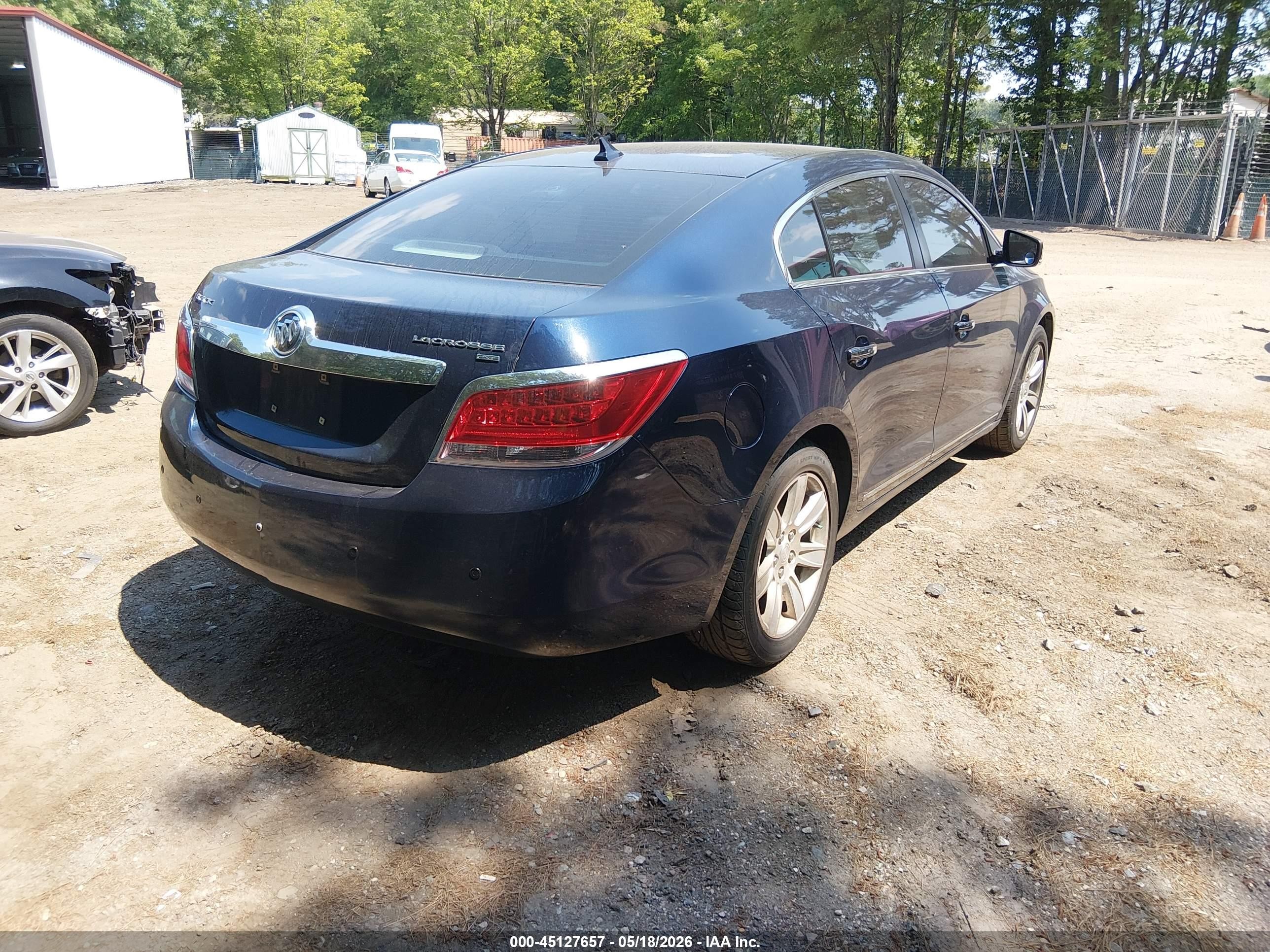 2010 Buick Lacrosse Cxl Blue vin: 1G4GC5EG9AF277247