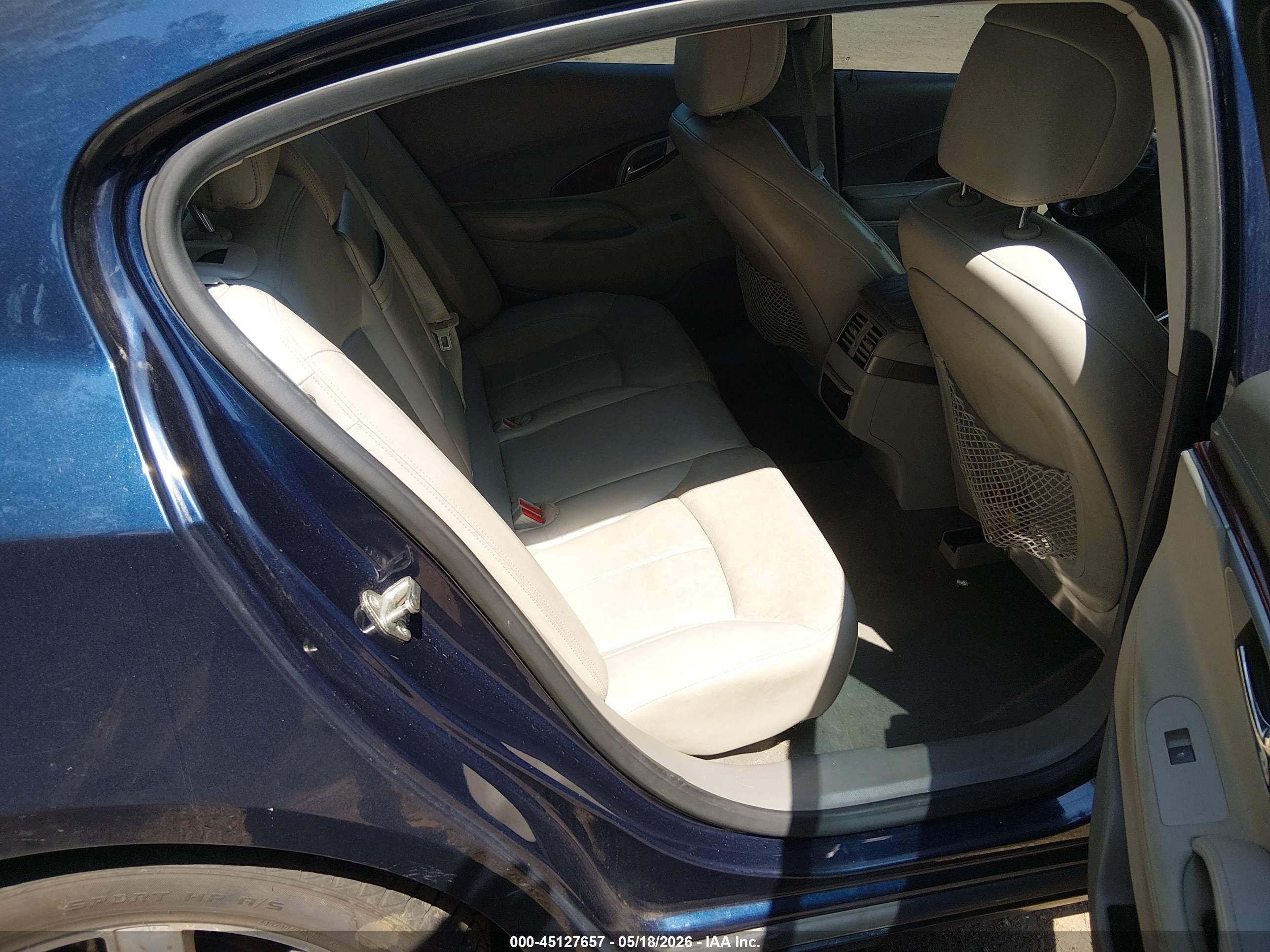 2010 Buick Lacrosse Cxl Blue vin: 1G4GC5EG9AF277247
