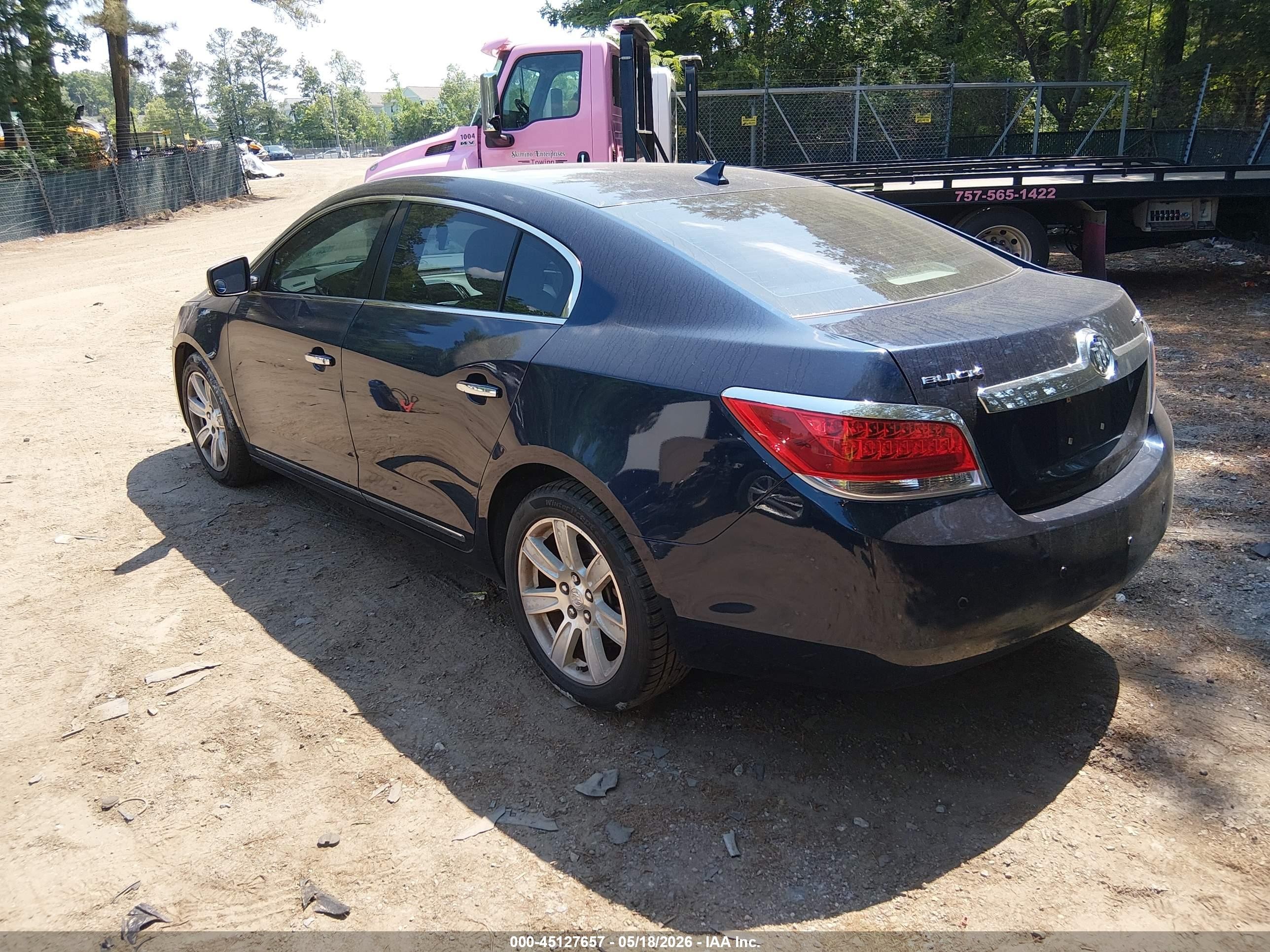 2010 Buick Lacrosse Cxl Blue vin: 1G4GC5EG9AF277247