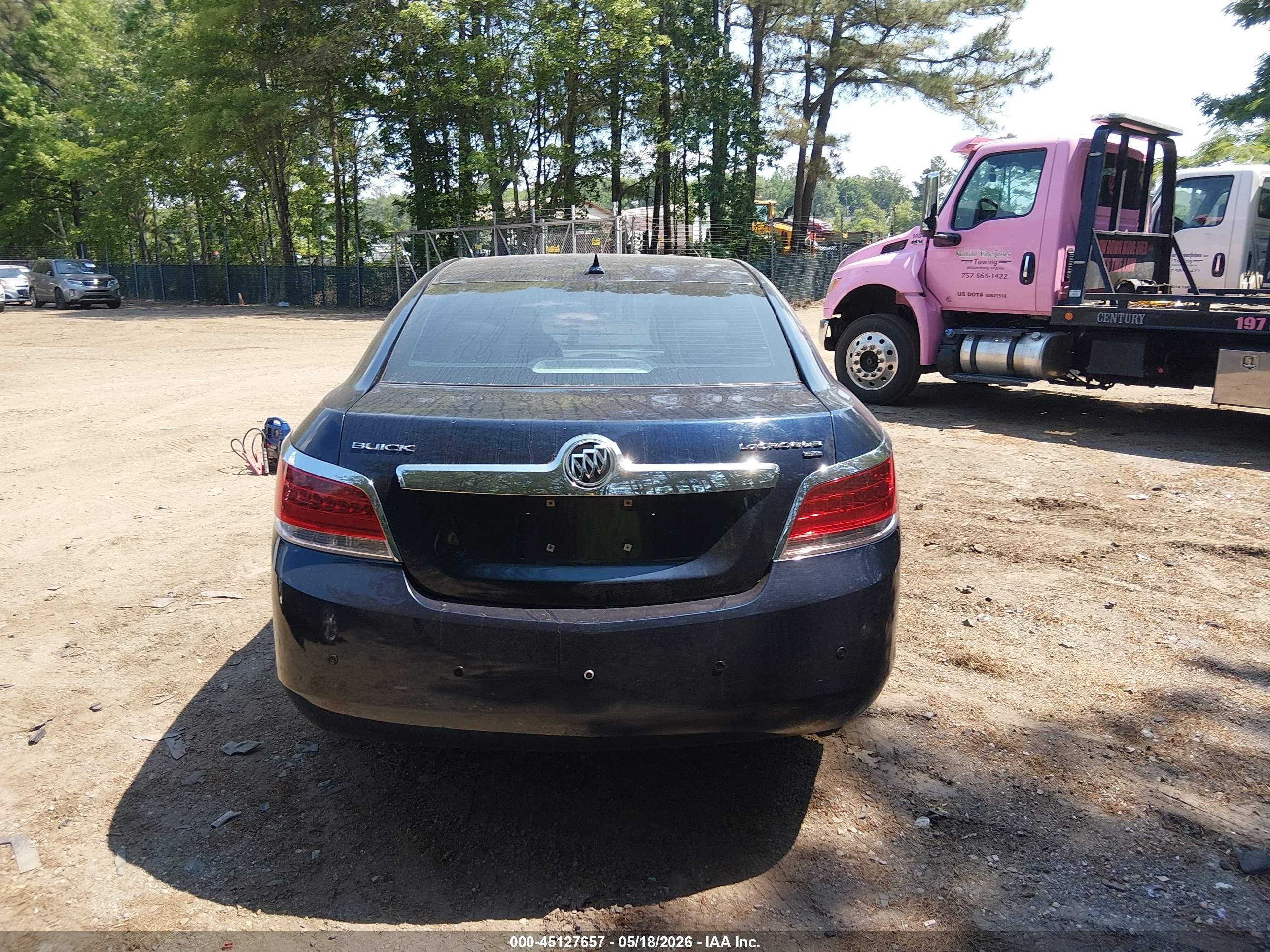 2010 Buick Lacrosse Cxl Blue vin: 1G4GC5EG9AF277247