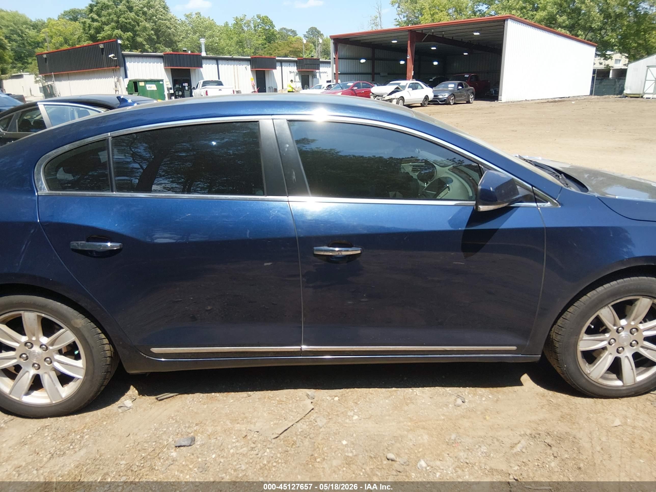 2010 Buick Lacrosse Cxl Blue vin: 1G4GC5EG9AF277247