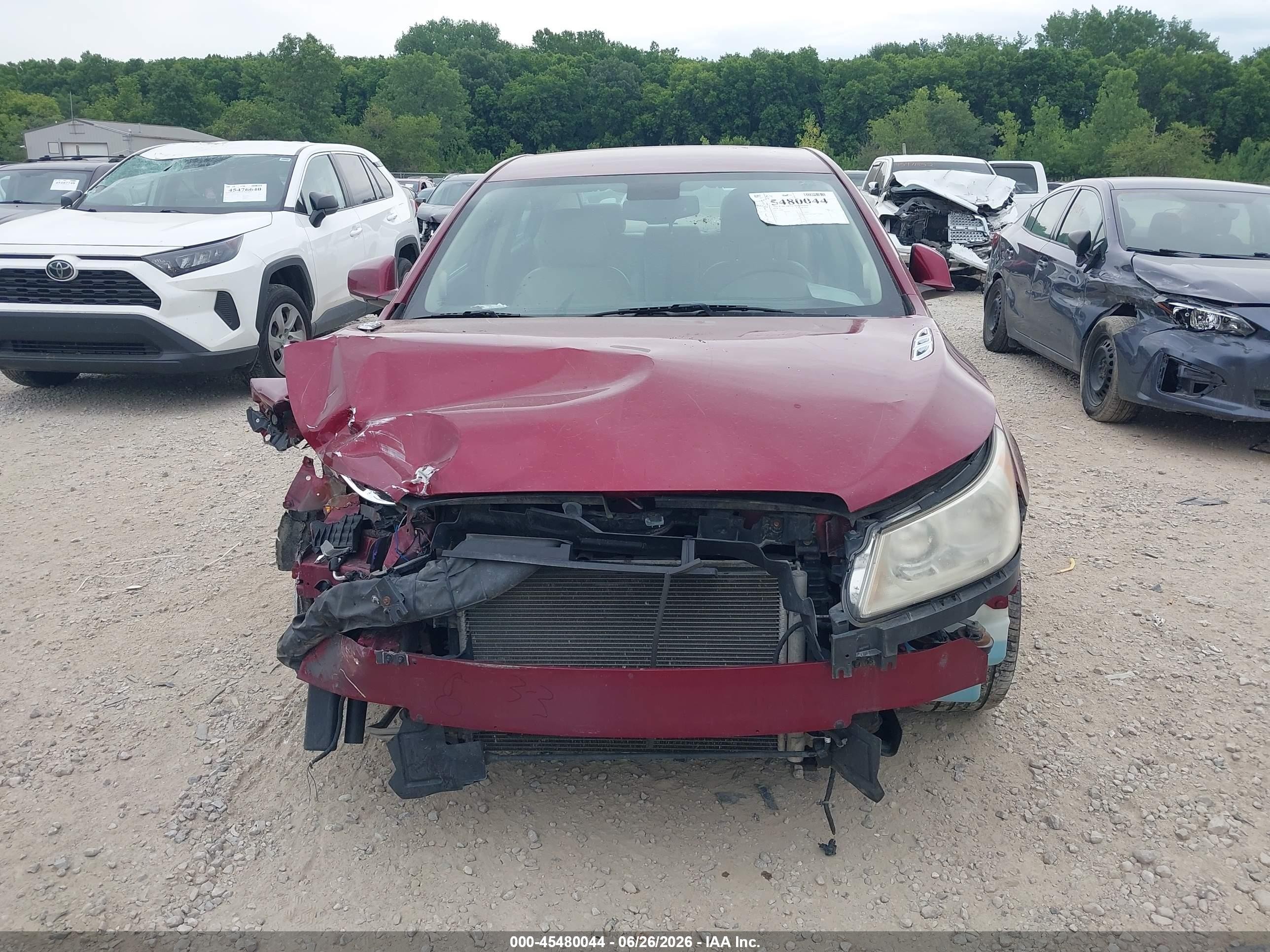 2010 Buick Lacrosse Cxl Maroon vin: 1G4GC5EG9AF293402