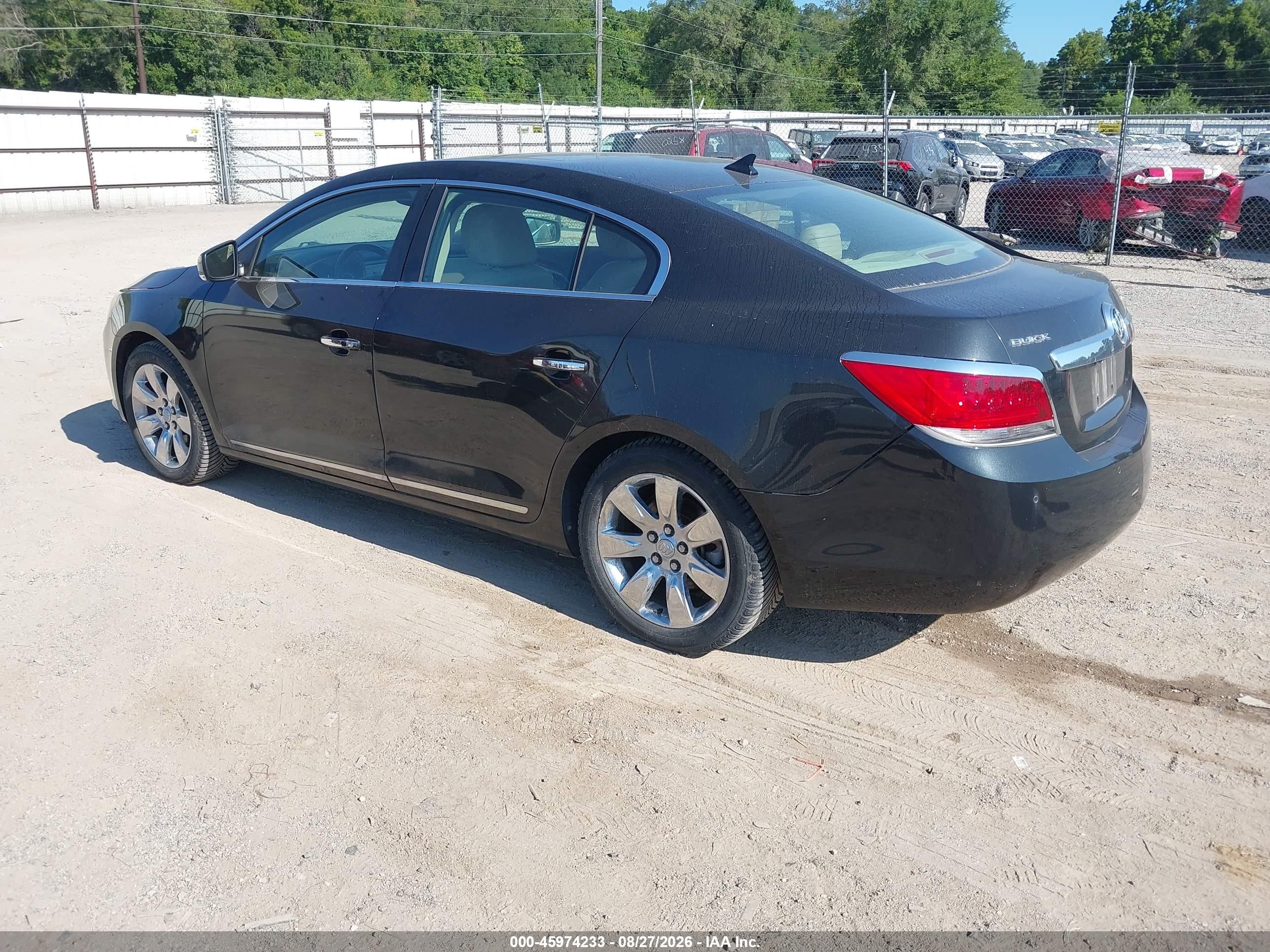 2010 Buick Lacrosse Cxl Черный vin: 1G4GC5EGXAF140494