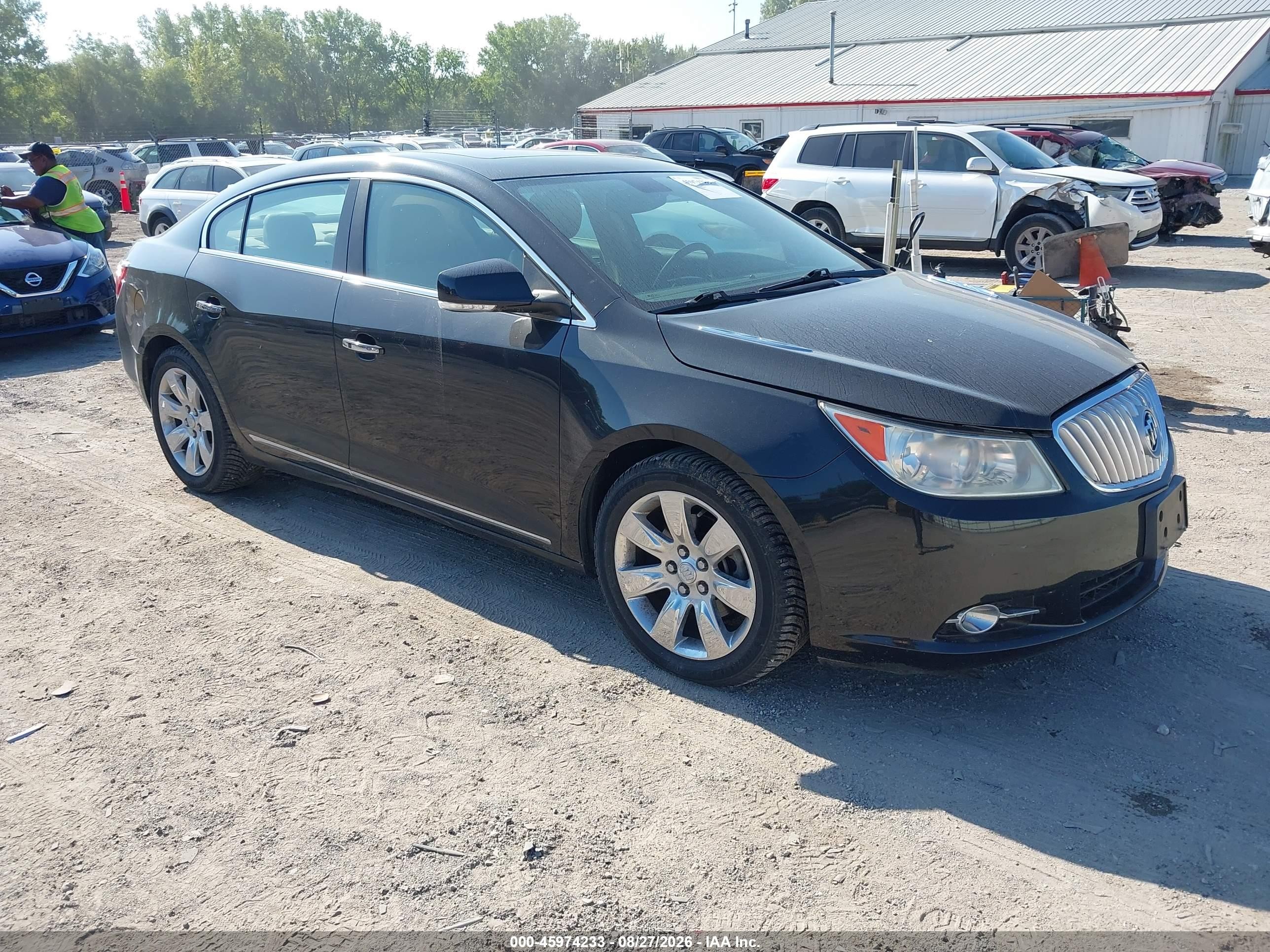 2010 Buick Lacrosse Cxl Черный vin: 1G4GC5EGXAF140494