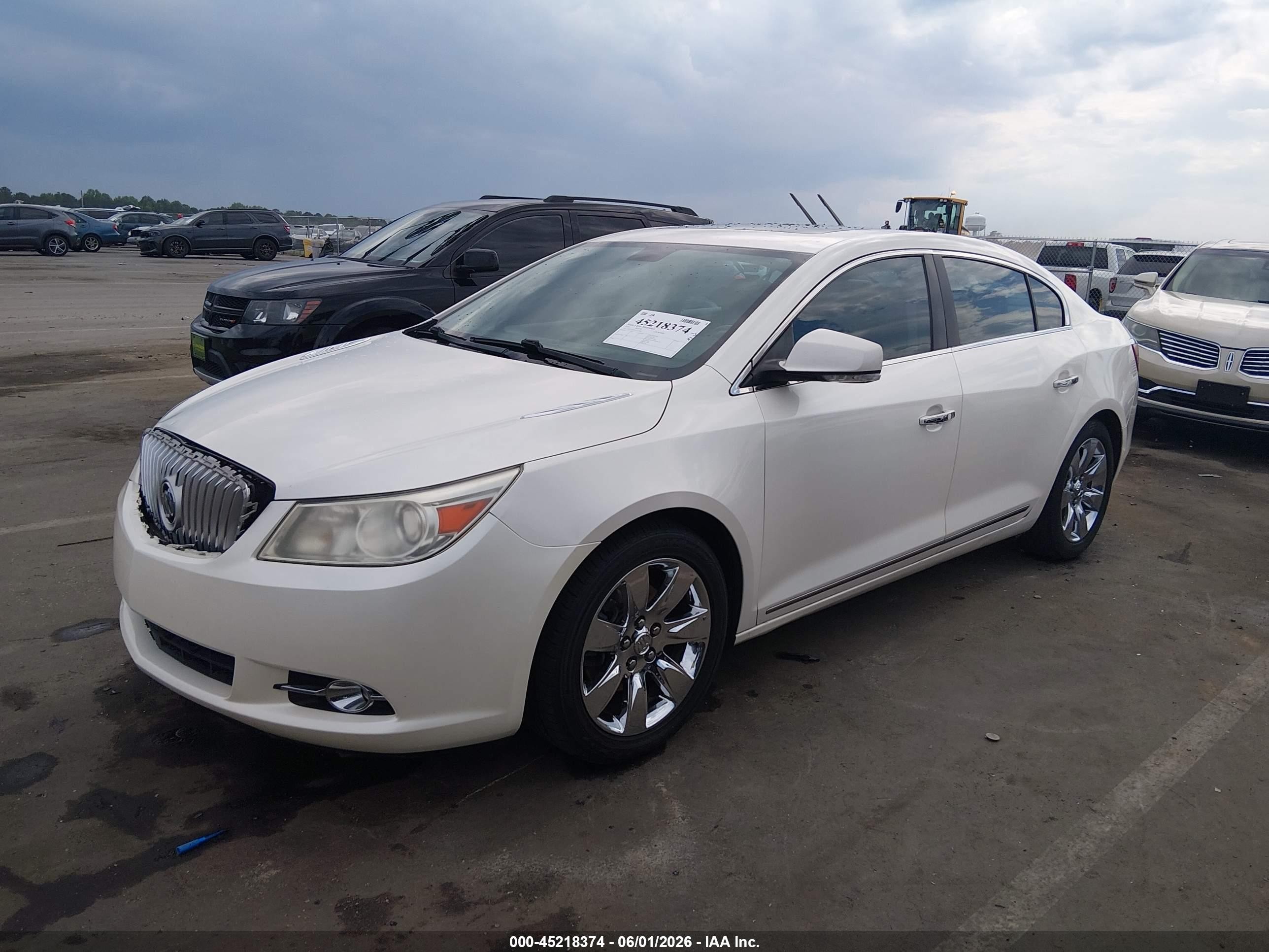 2010 Buick Lacrosse Cxl Белый vin: 1G4GC5EGXAF257444