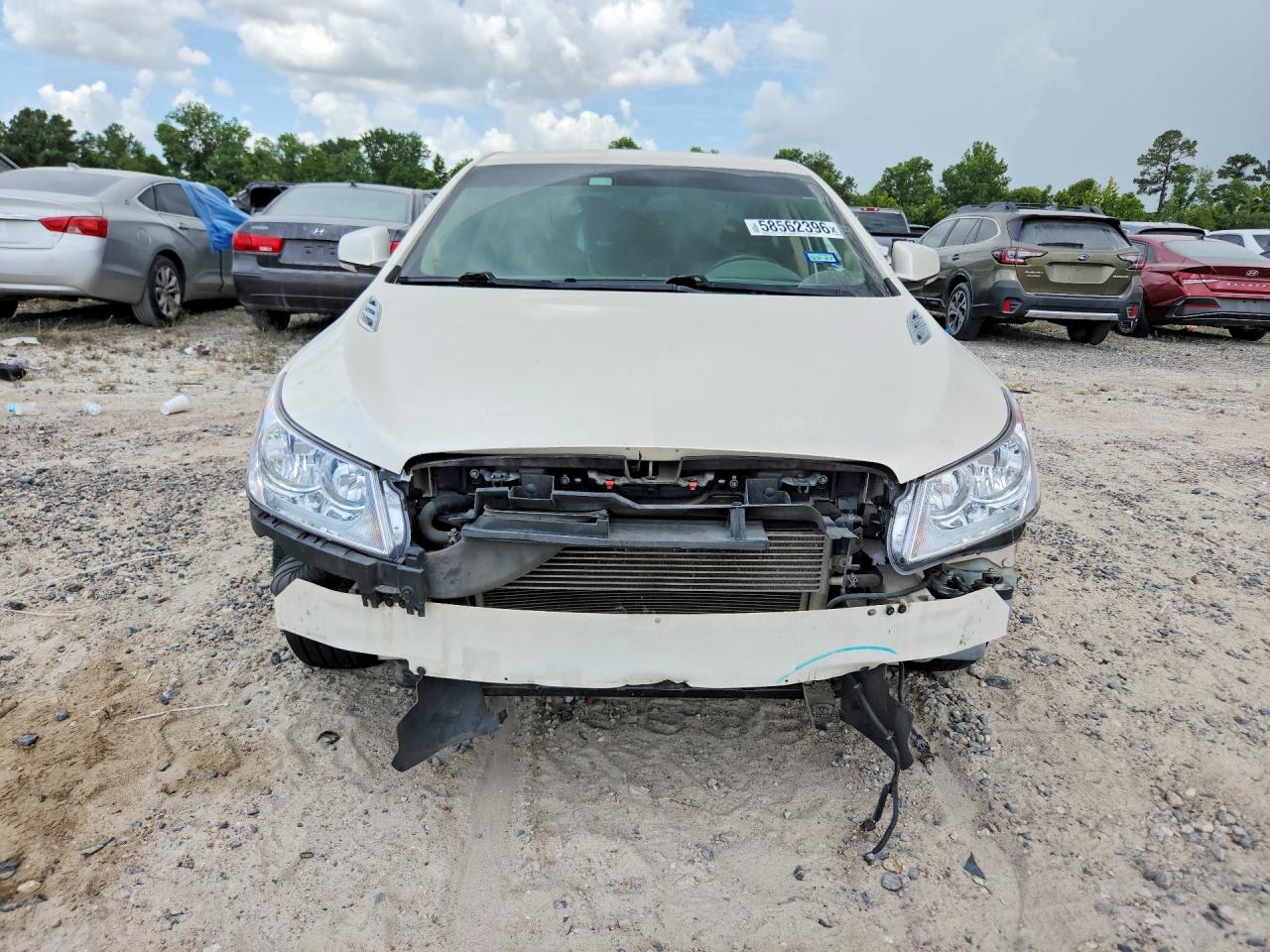 2012 Buick Lacrosse White vin: 1G4GC5ER1CF282270
