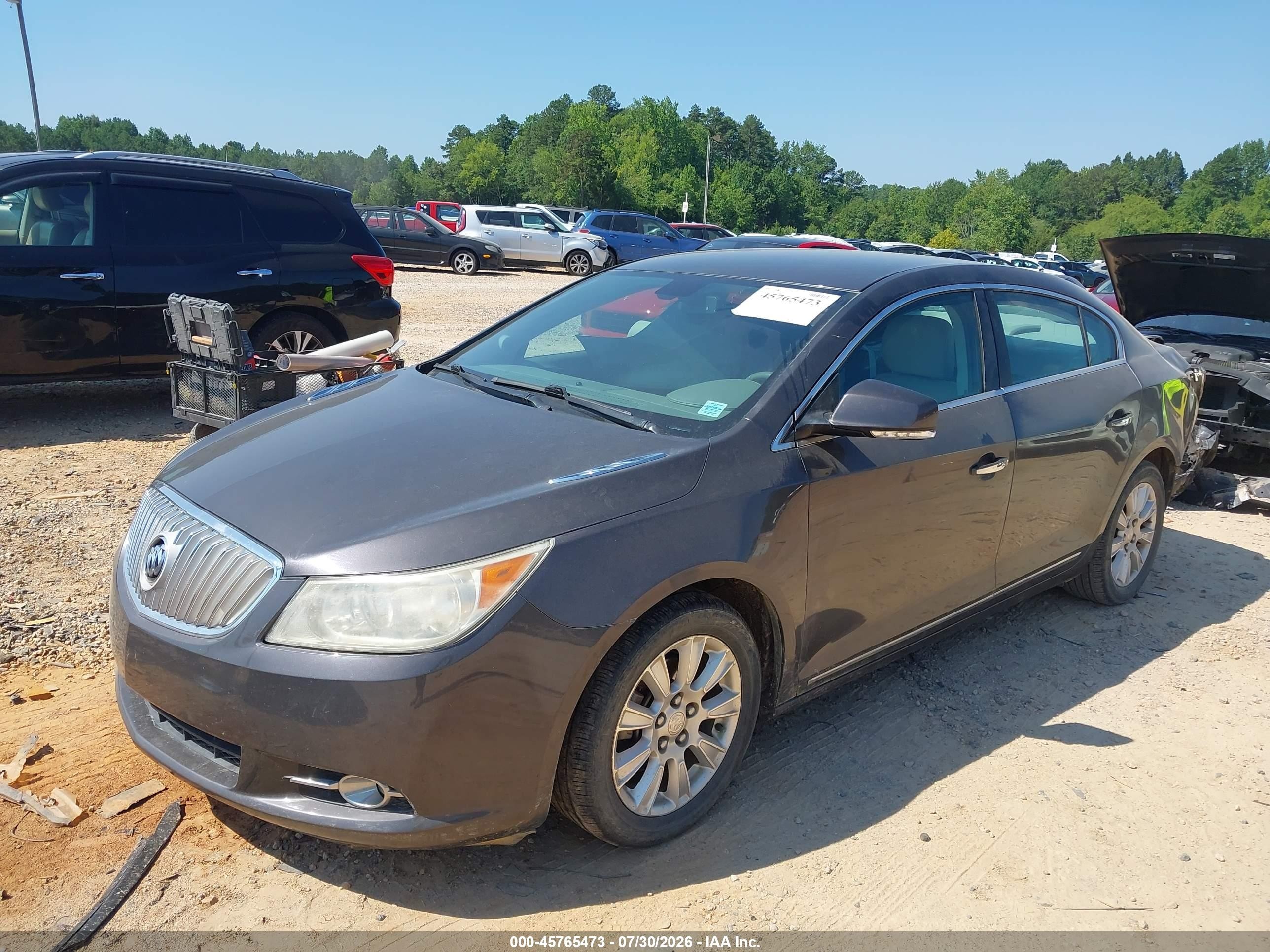 2012 Buick Lacrosse Leather Group Brown vin: 1G4GC5ER1CF282771