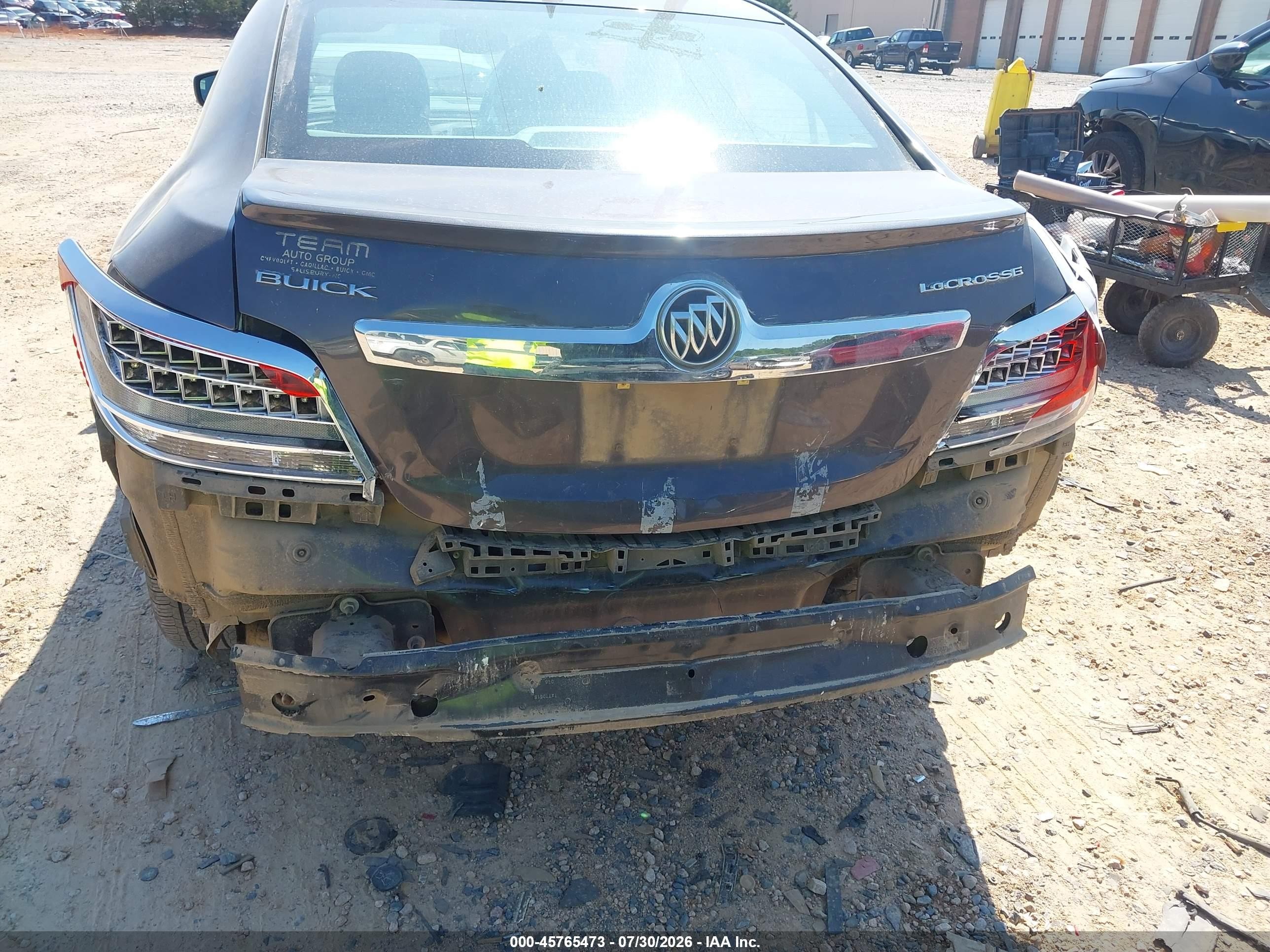 2012 Buick Lacrosse Leather Group Brown vin: 1G4GC5ER1CF282771