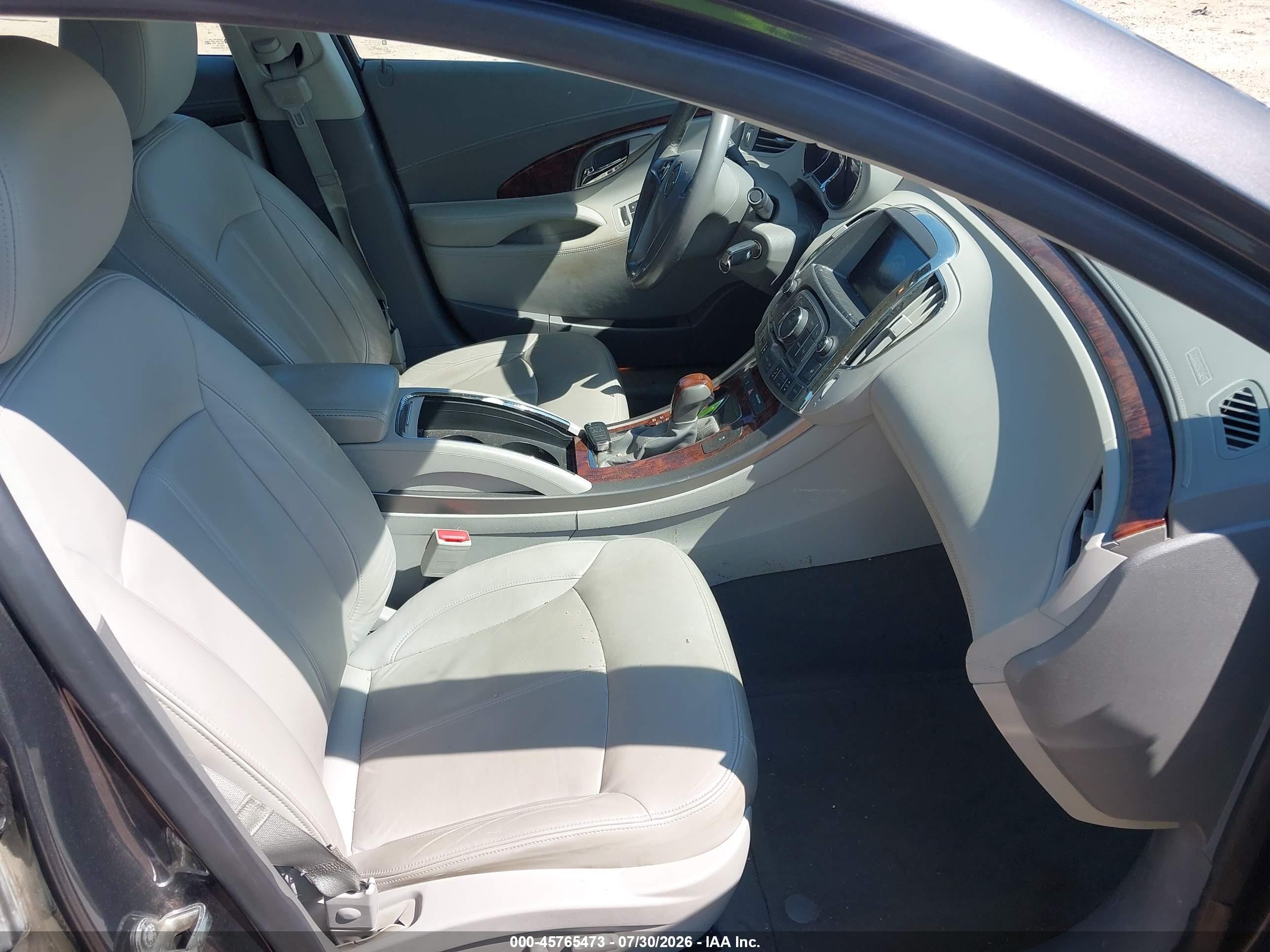 2012 Buick Lacrosse Leather Group Brown vin: 1G4GC5ER1CF282771