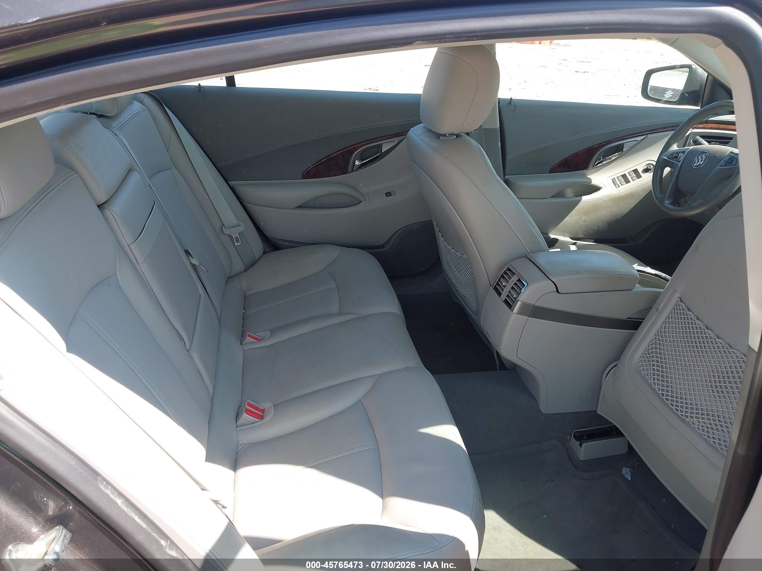 2012 Buick Lacrosse Leather Group Brown vin: 1G4GC5ER1CF282771