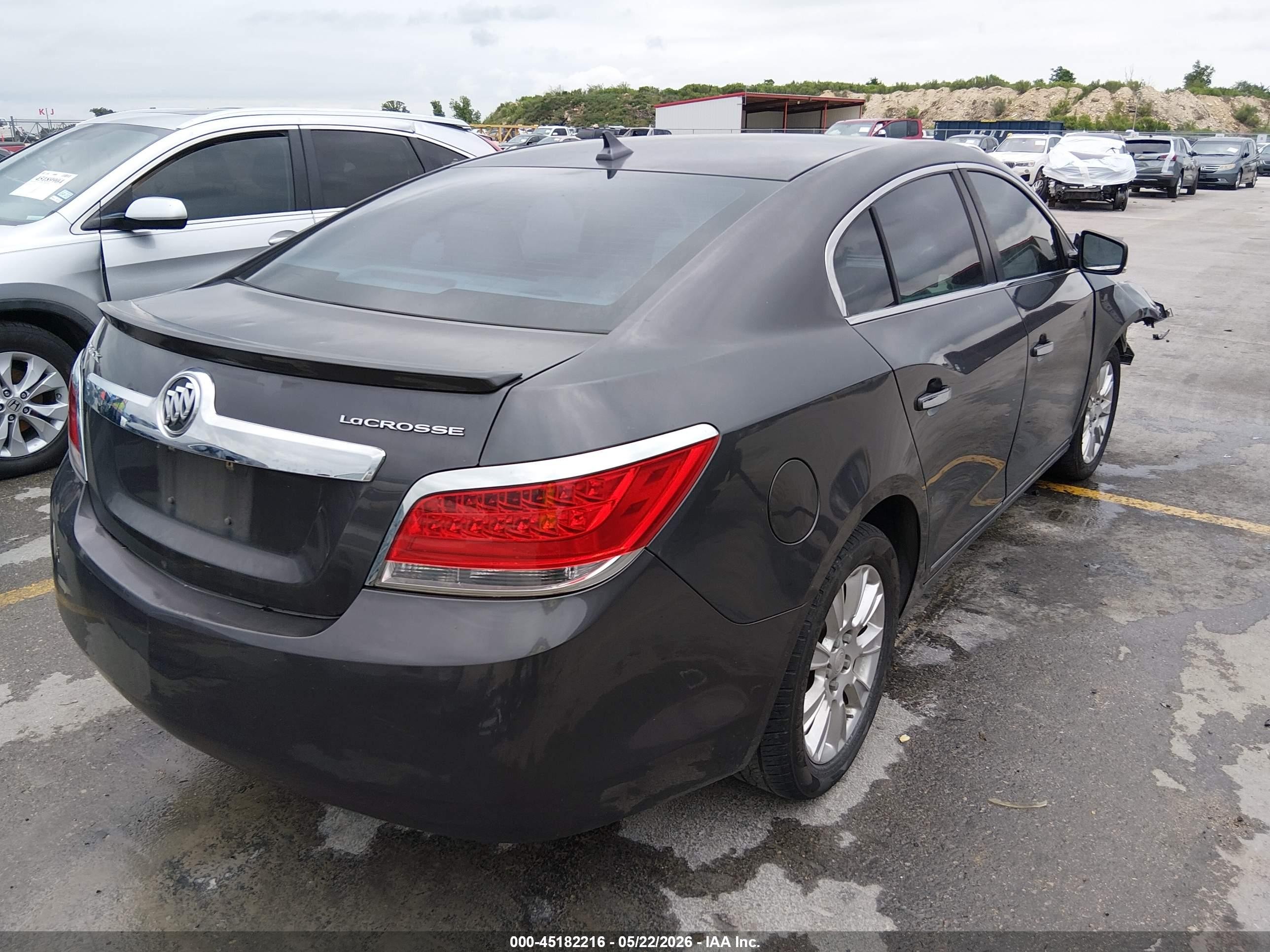 2012 Buick Lacrosse Leather Group Серый vin: 1G4GC5ER2CF279216
